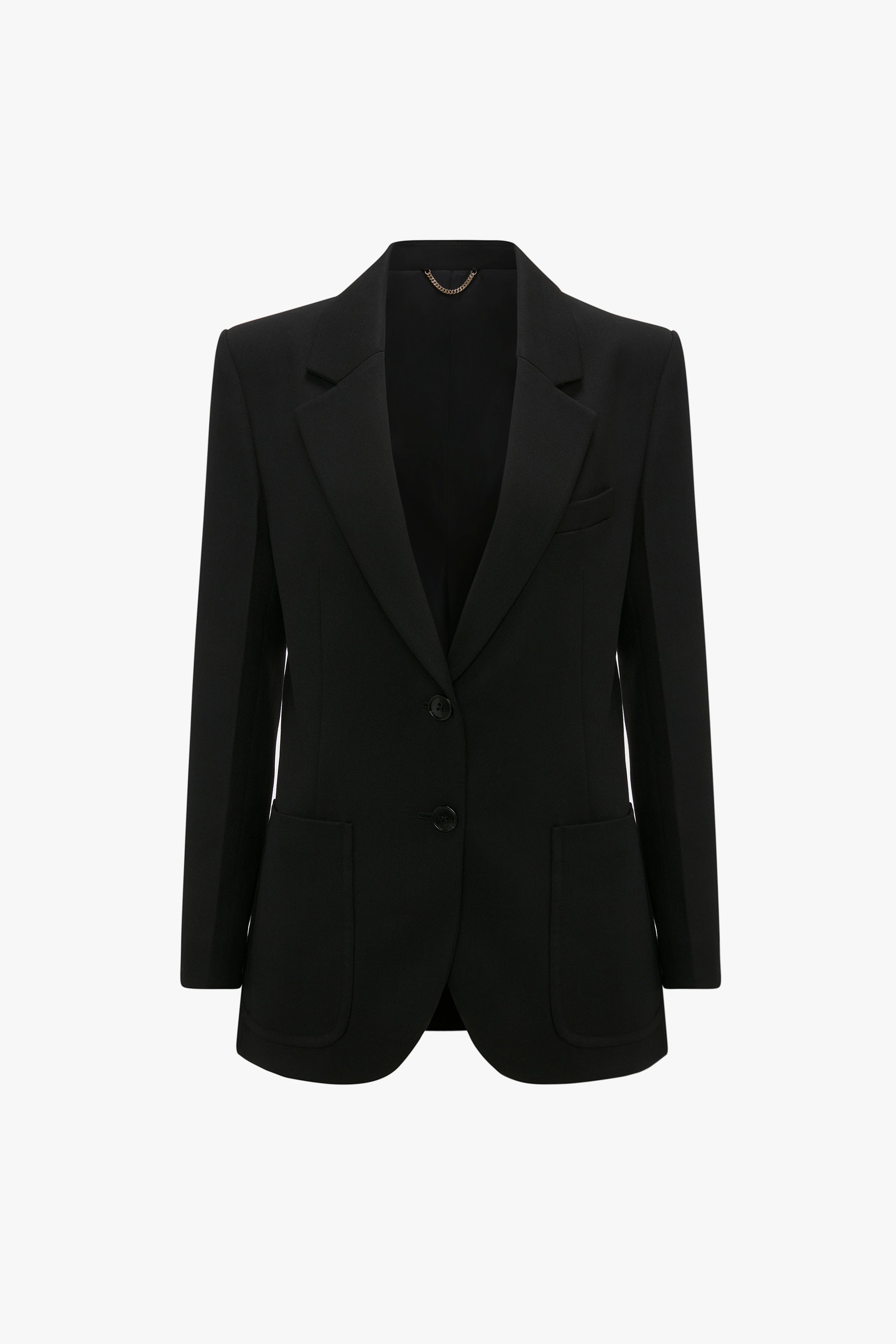 Patch Pocket Jacket In Black – Victoria Beckham