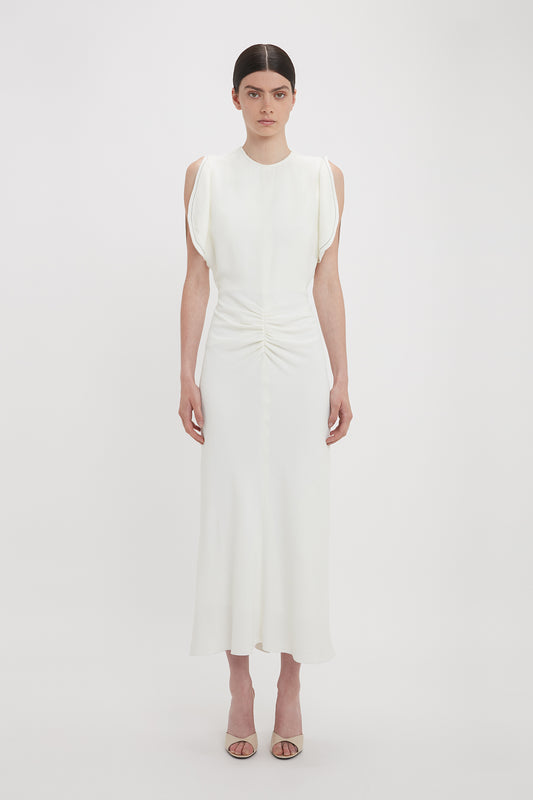 Bela Midi Dress In Ivory