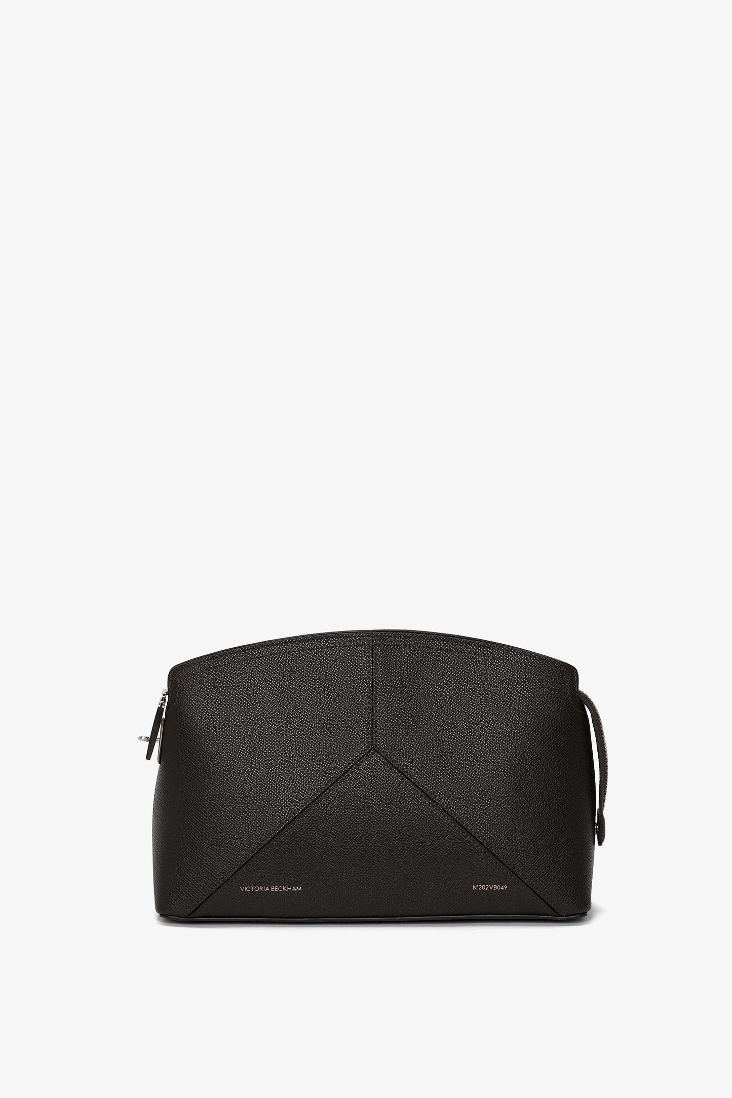 Victoria Clutch Bag In Black Leather