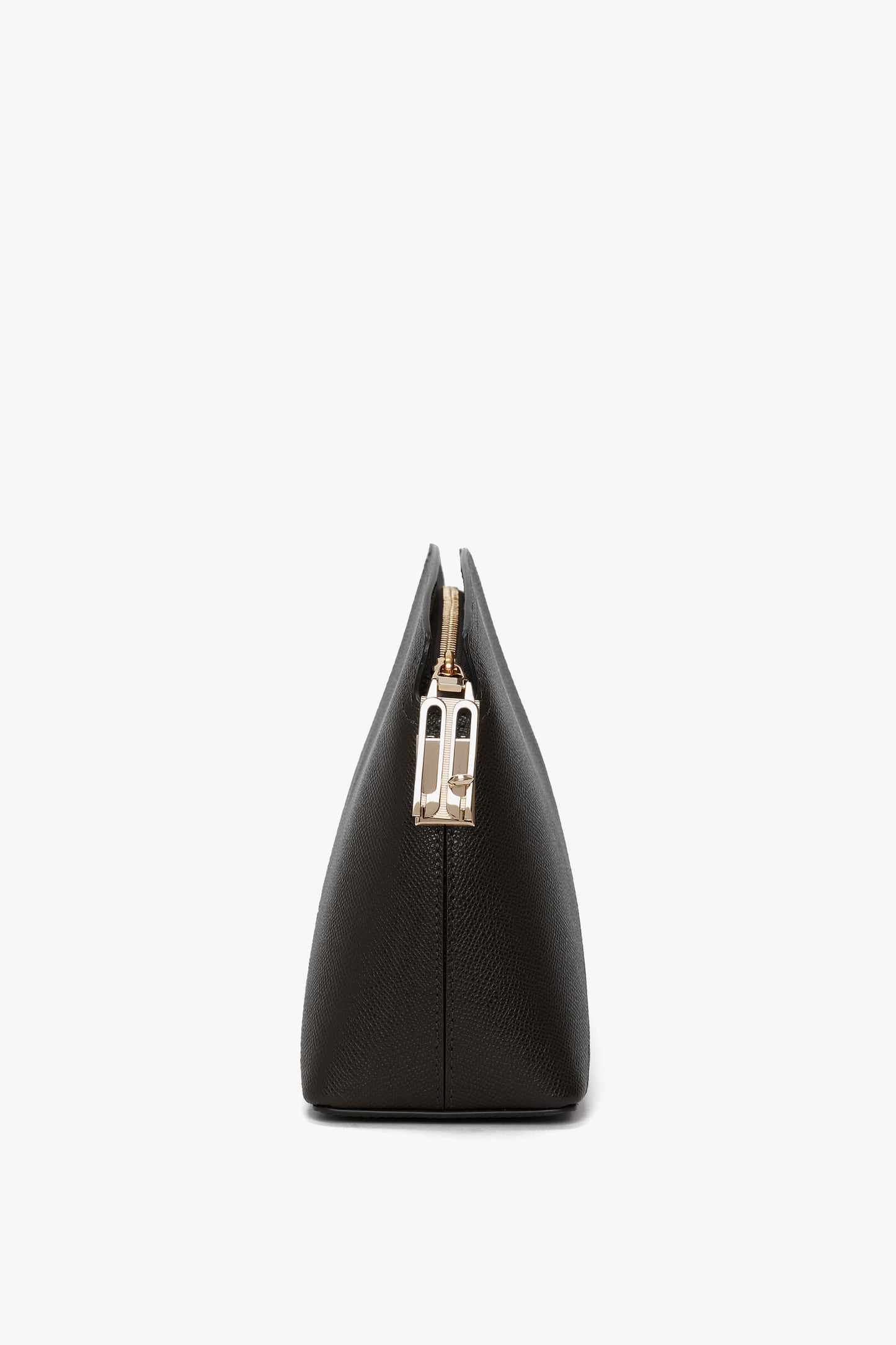 Victoria Clutch Bag In Black Leather
