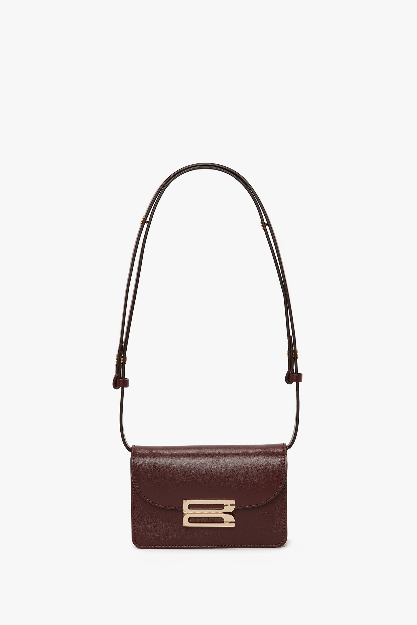 Mini Dorian Bag In Burgundy Leather