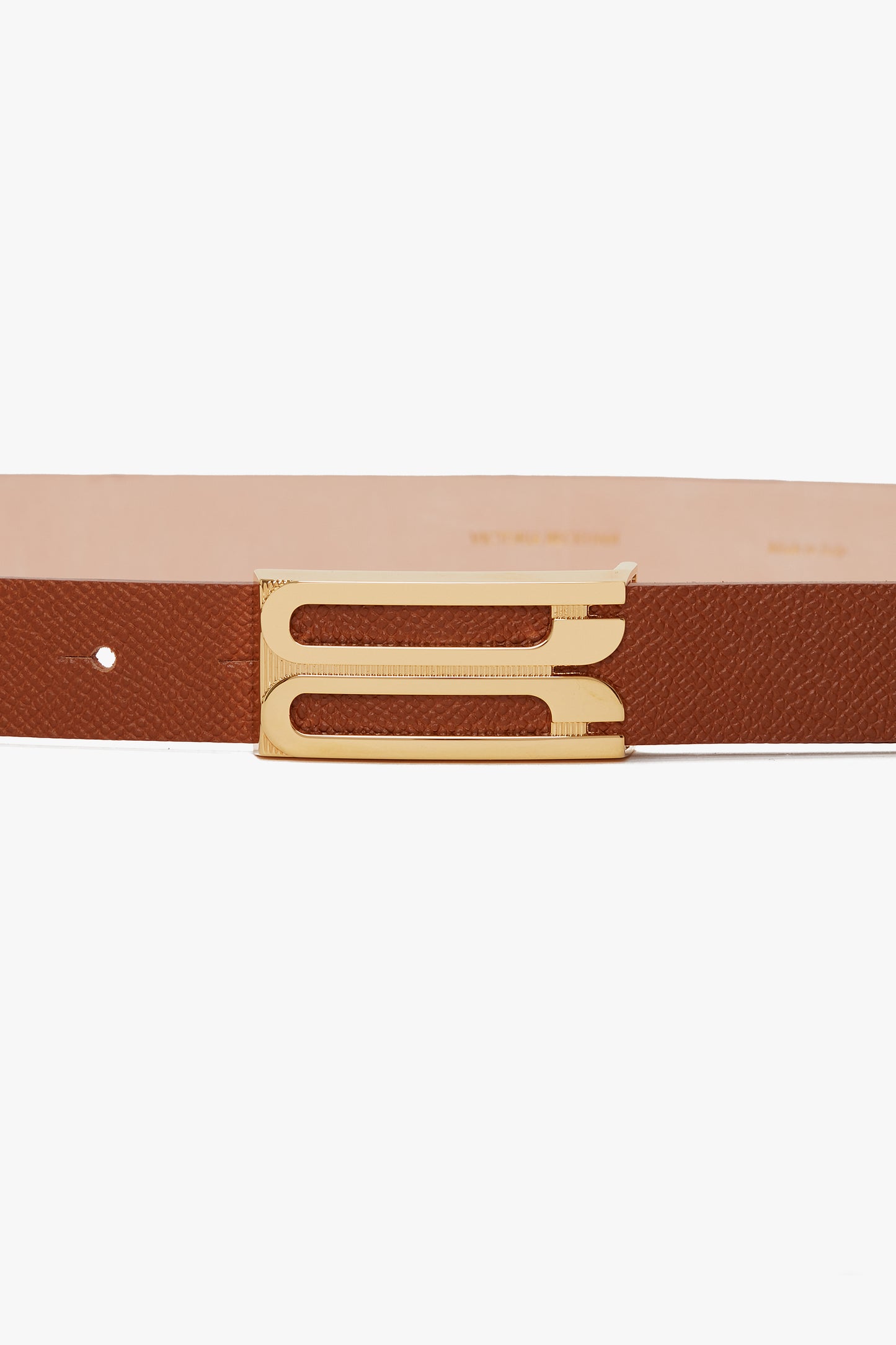 Dorian Belt In Tan Grained Leather