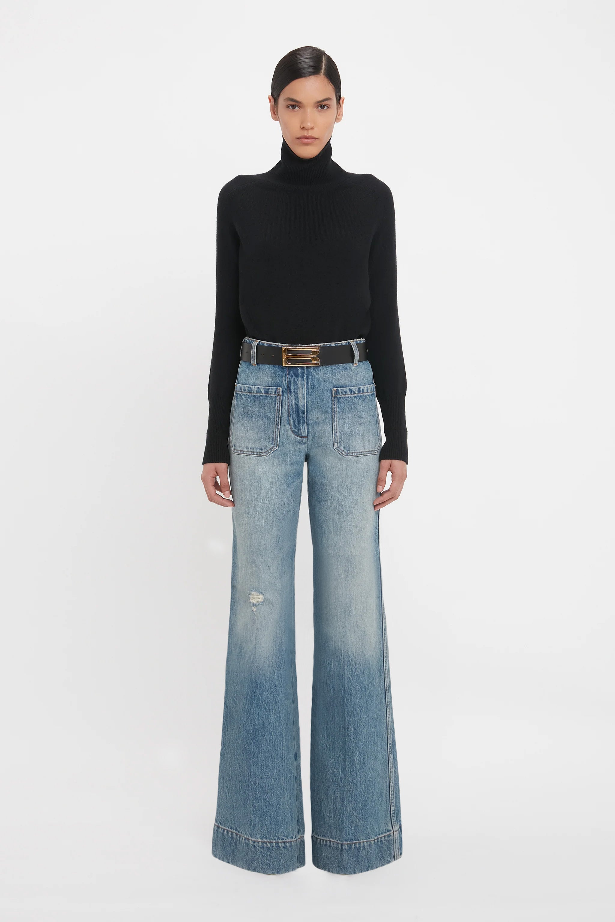 デニム・ジーパン Victoria Beckham 'Alina' jeans (1325DJE005218UR WASHEDBLUE) 20240612_VB_0679_2048x_578b3db