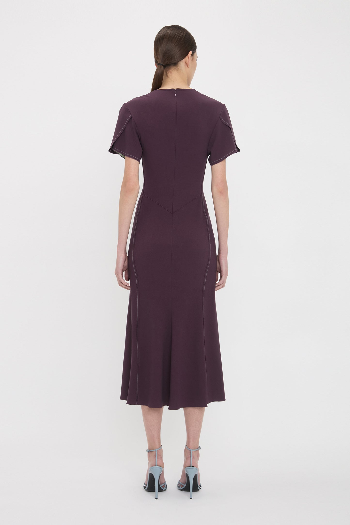 Eve Midi Dress In Fig