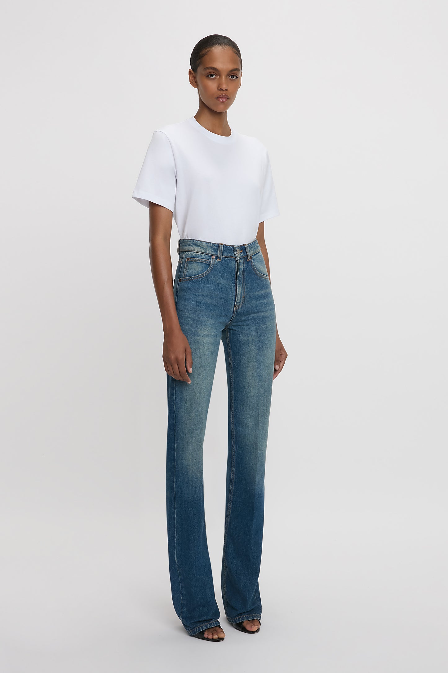 Julia Stretch Jean In Mid Blue