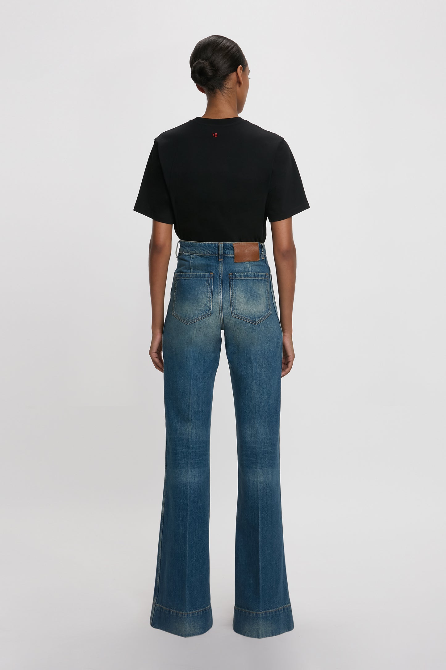 'I'm Smiling On The Inside' Slogan T-Shirt In Black