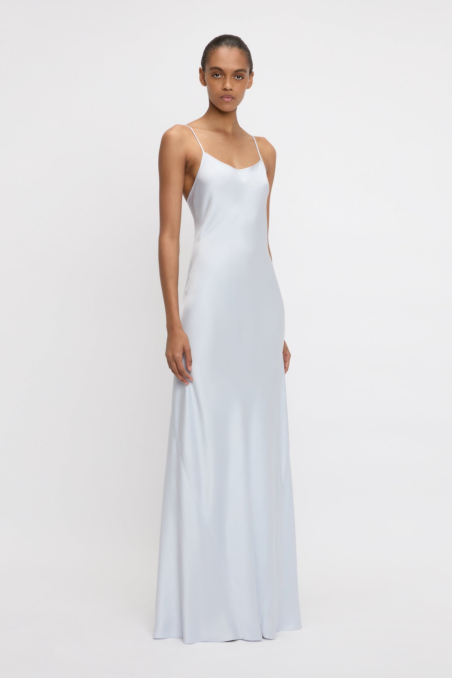 Cami Floor-Length Dress In Ice