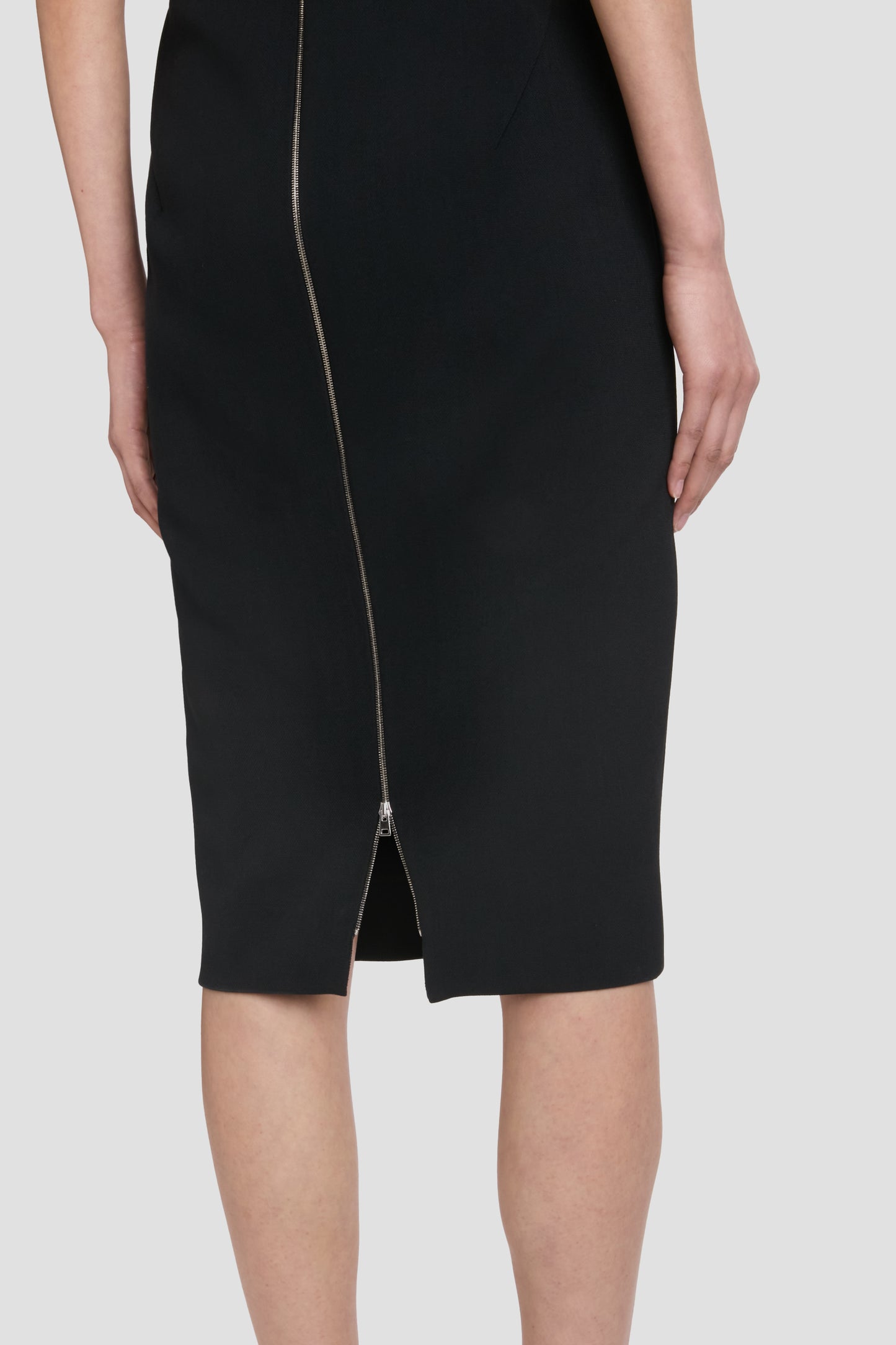 Fitted T-Shirt Dress In Black