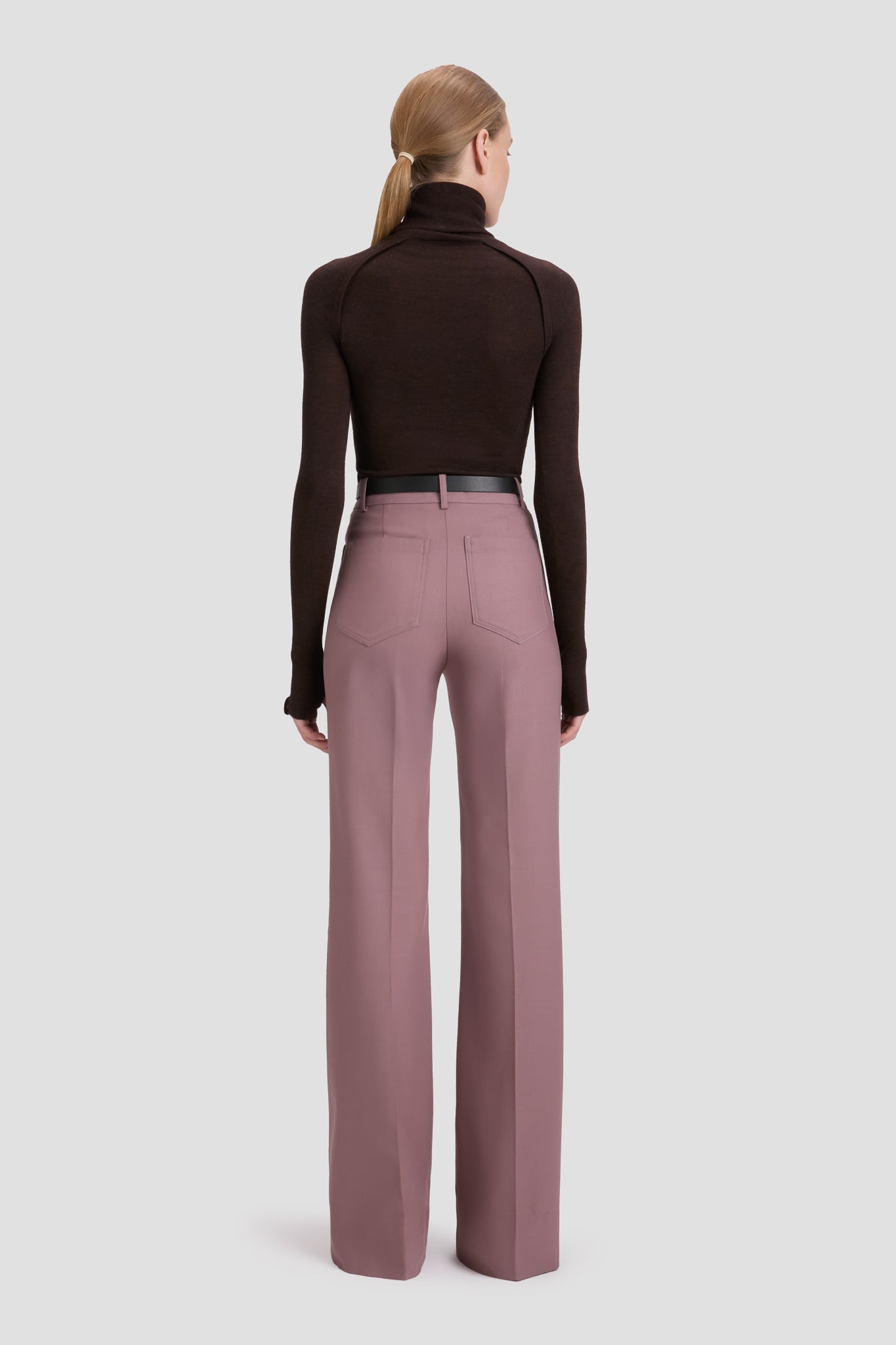 Alina Trouser In Mauve