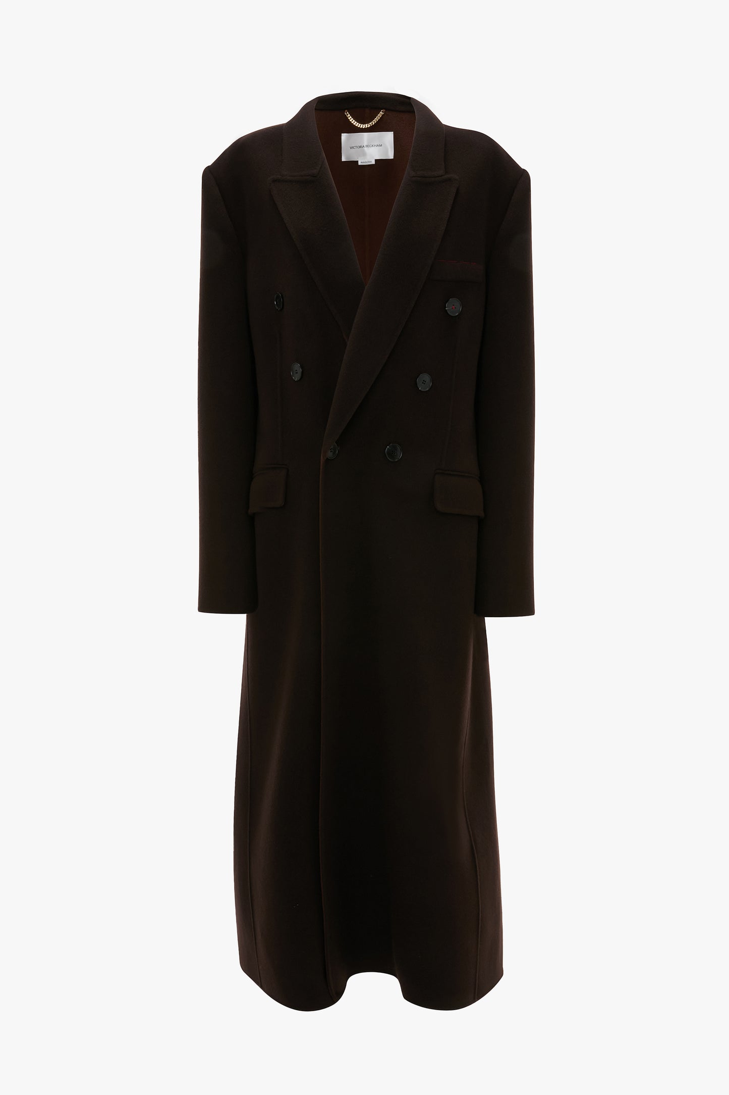 Overcoat In Dark Chocolate