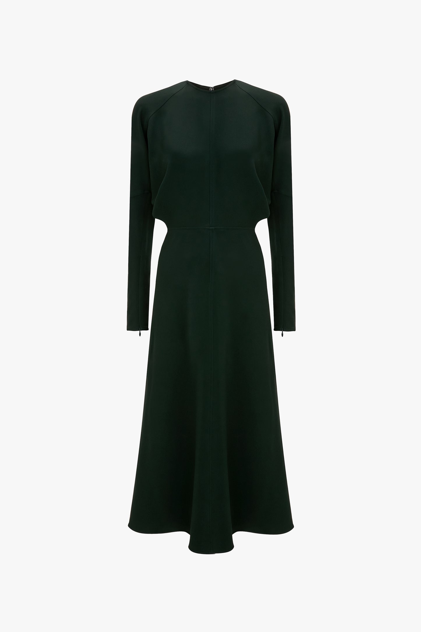 Dolman Midi Dress In Dark Pine