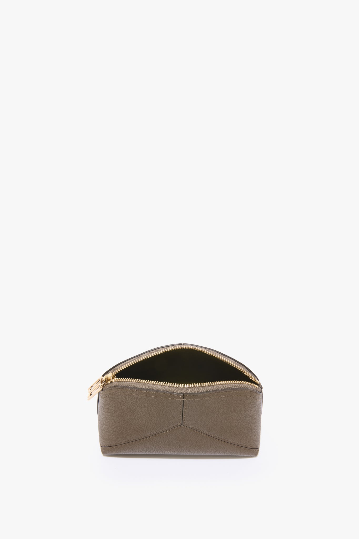 Victoria Mini Travel Pouch In Khaki Leather