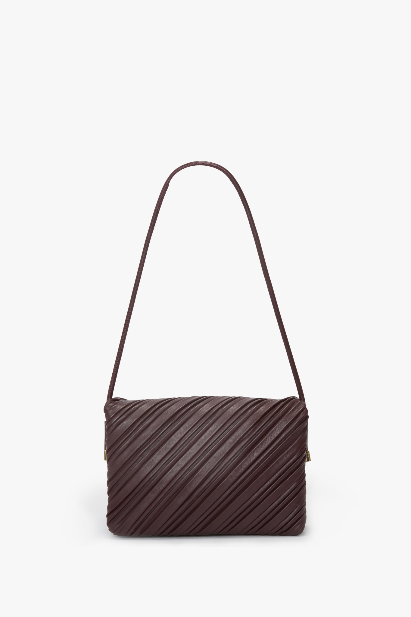 Dorian Bag In Burgundy Pleated Leather