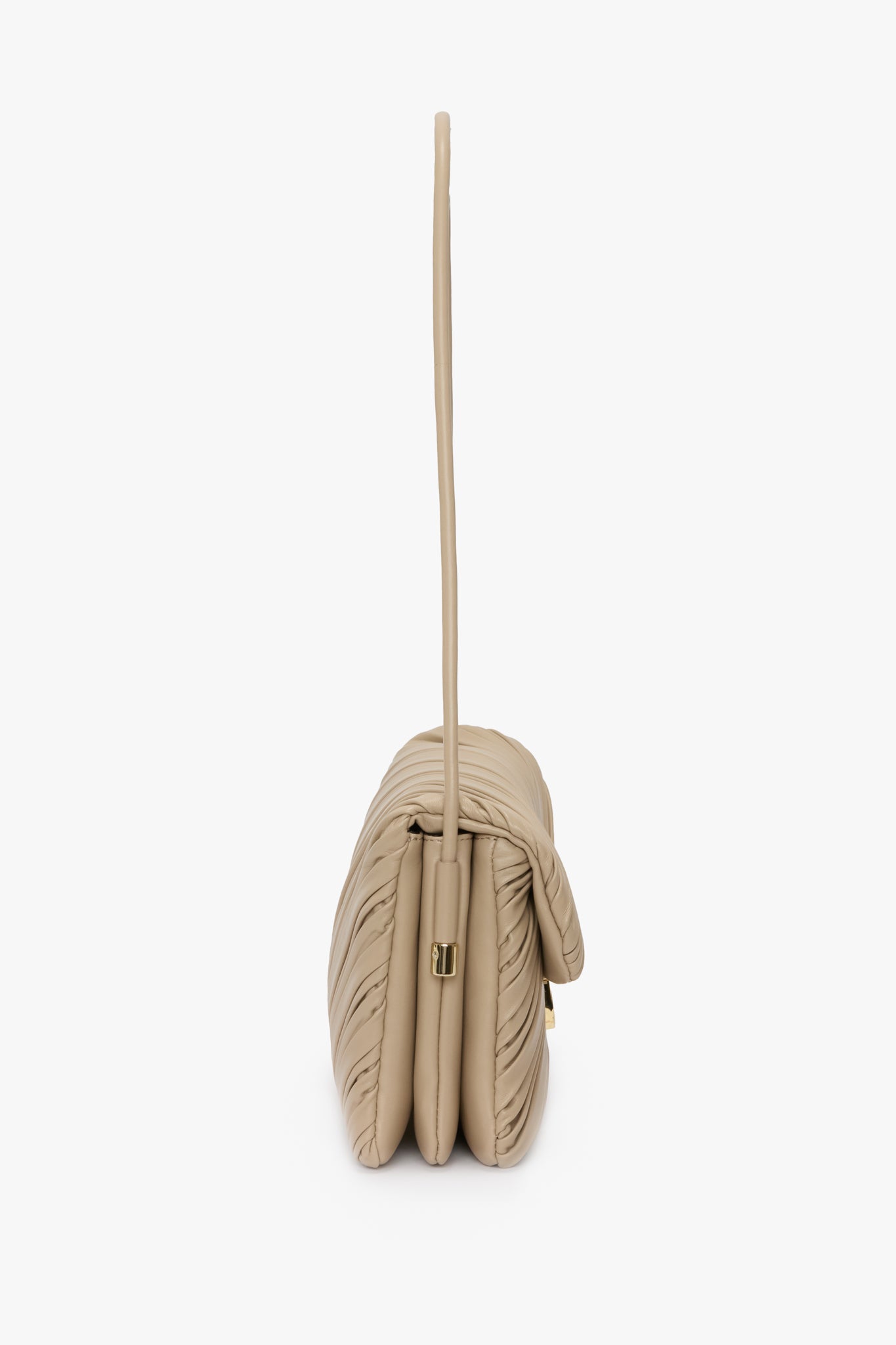 Dorian Bag In Sand Pleated Leather