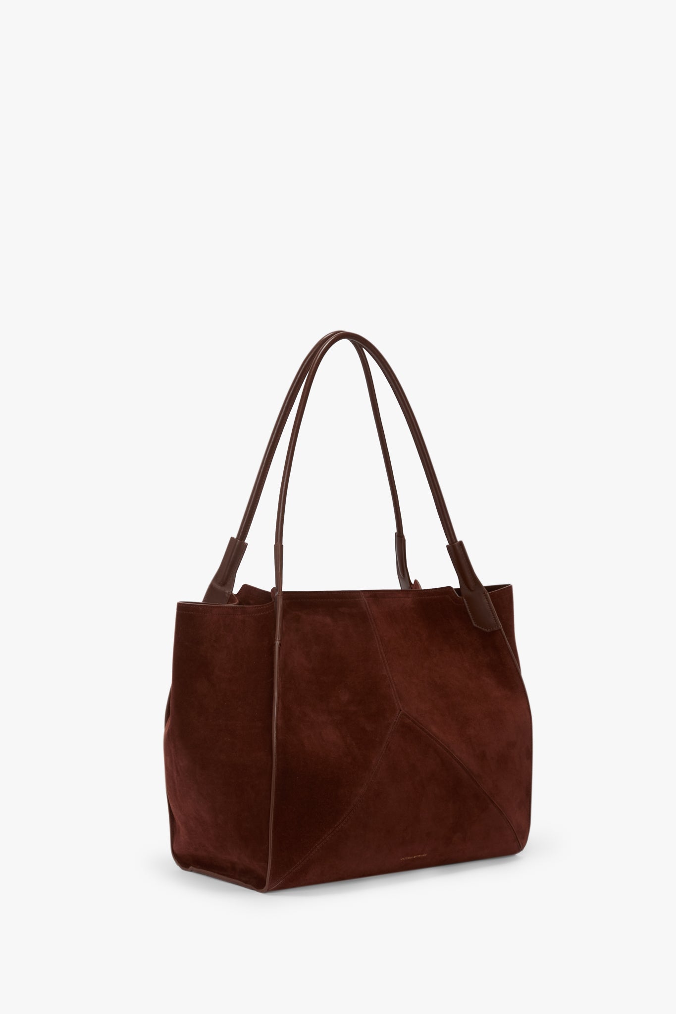 Victoria Tote In Dark Brown Suede – Victoria Beckham Int