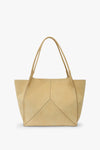Large Victoria Tote Bag In Sand Suede