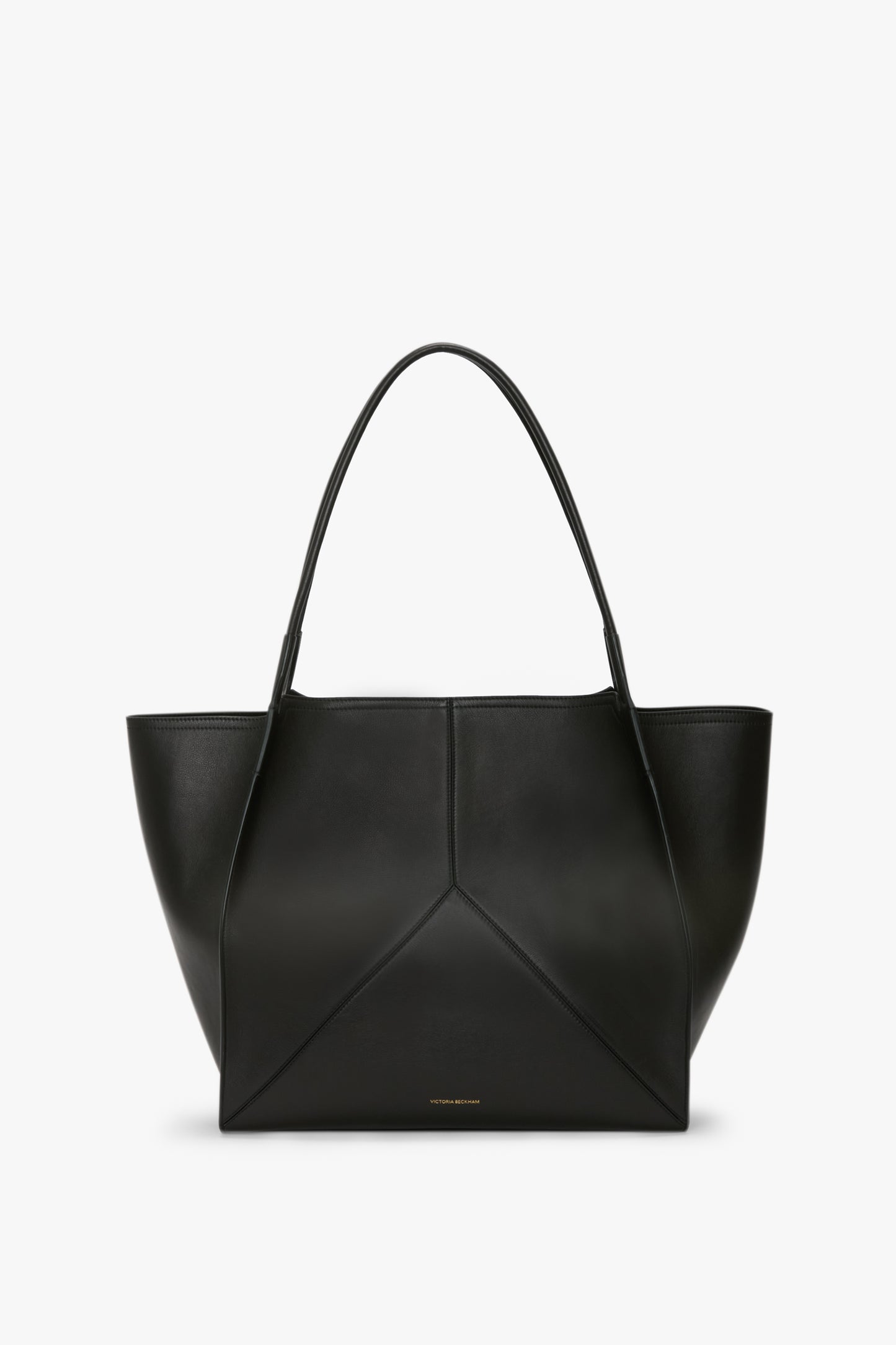 Victoria Tote Bag Large In Black Leather