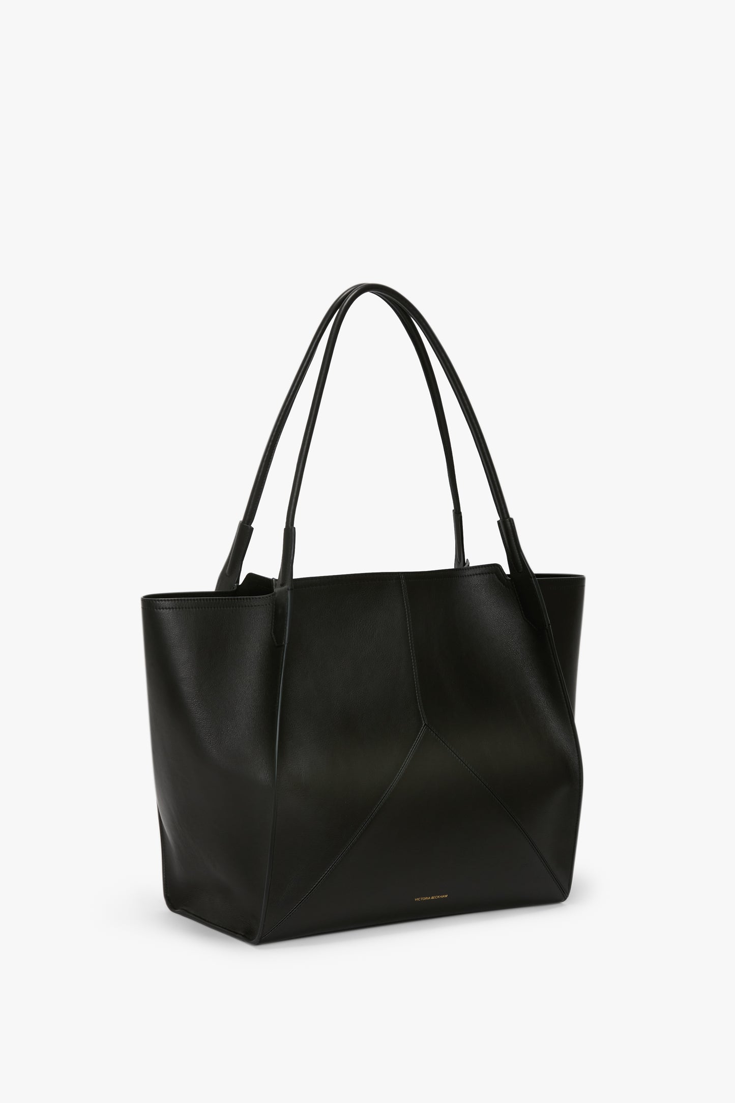 Victoria Tote Bag Large In Black Leather