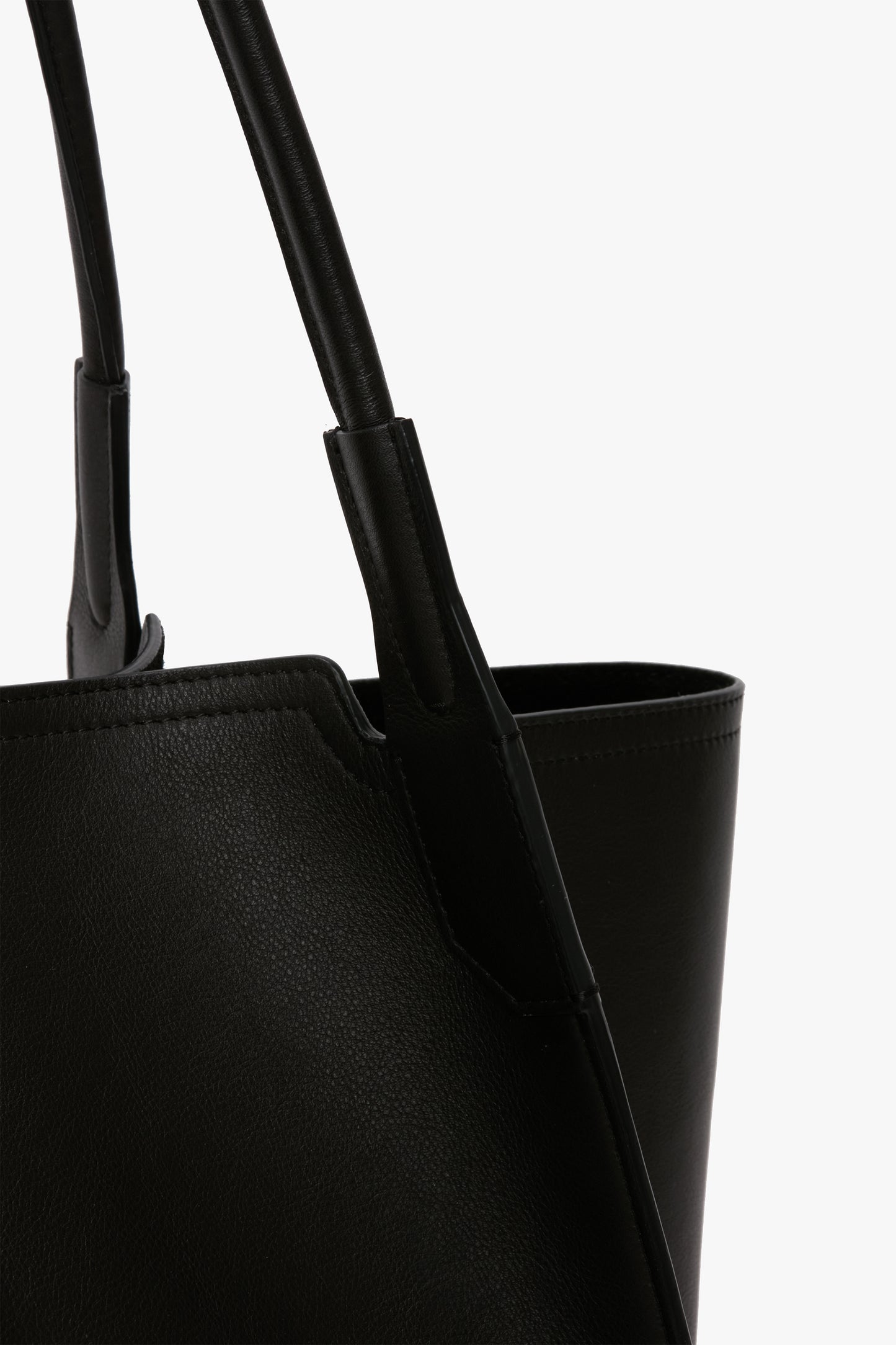 Victoria Tote Bag Large In Black Leather
