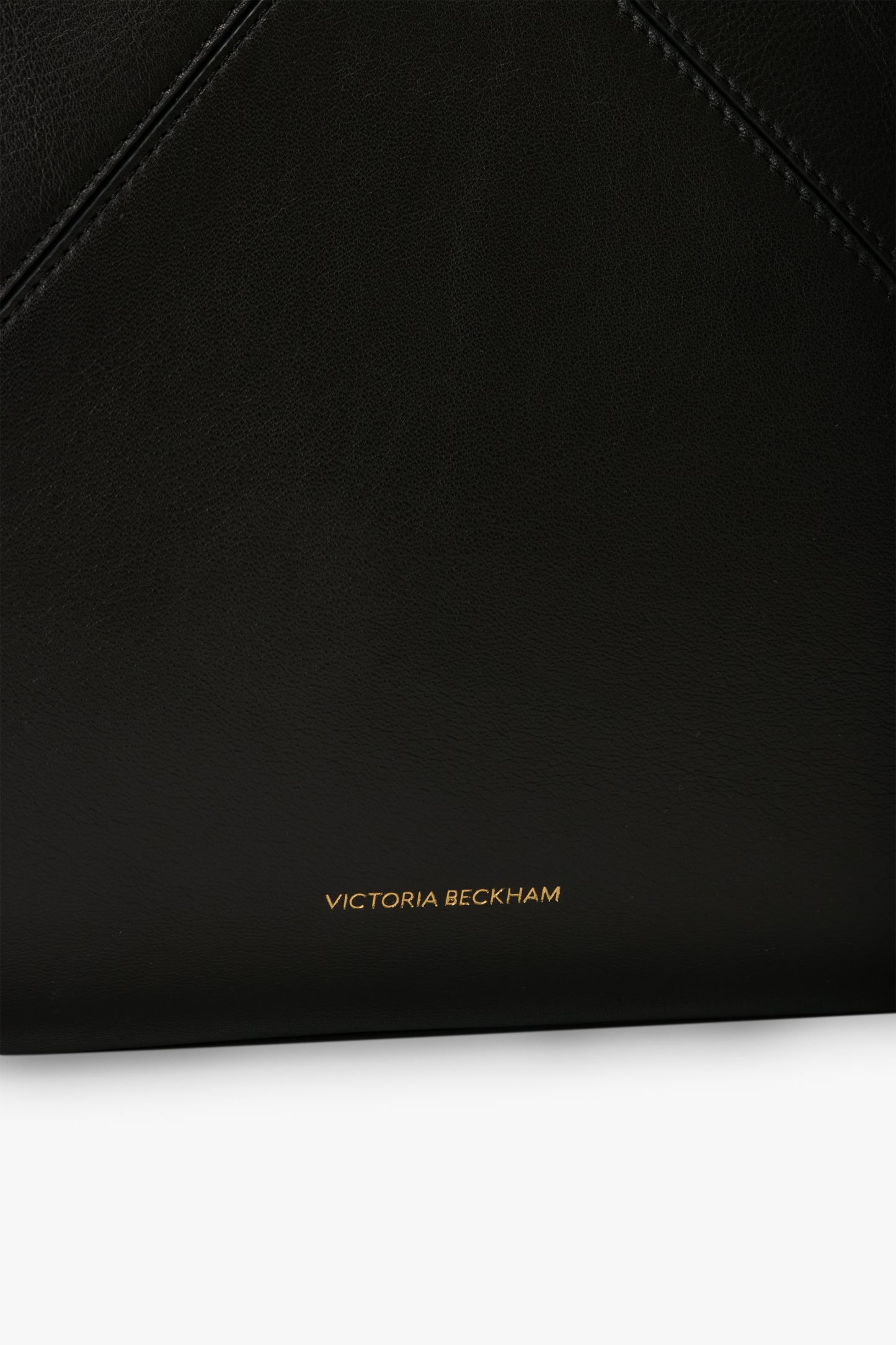 Victoria Travel Tote Bag In Black Leather