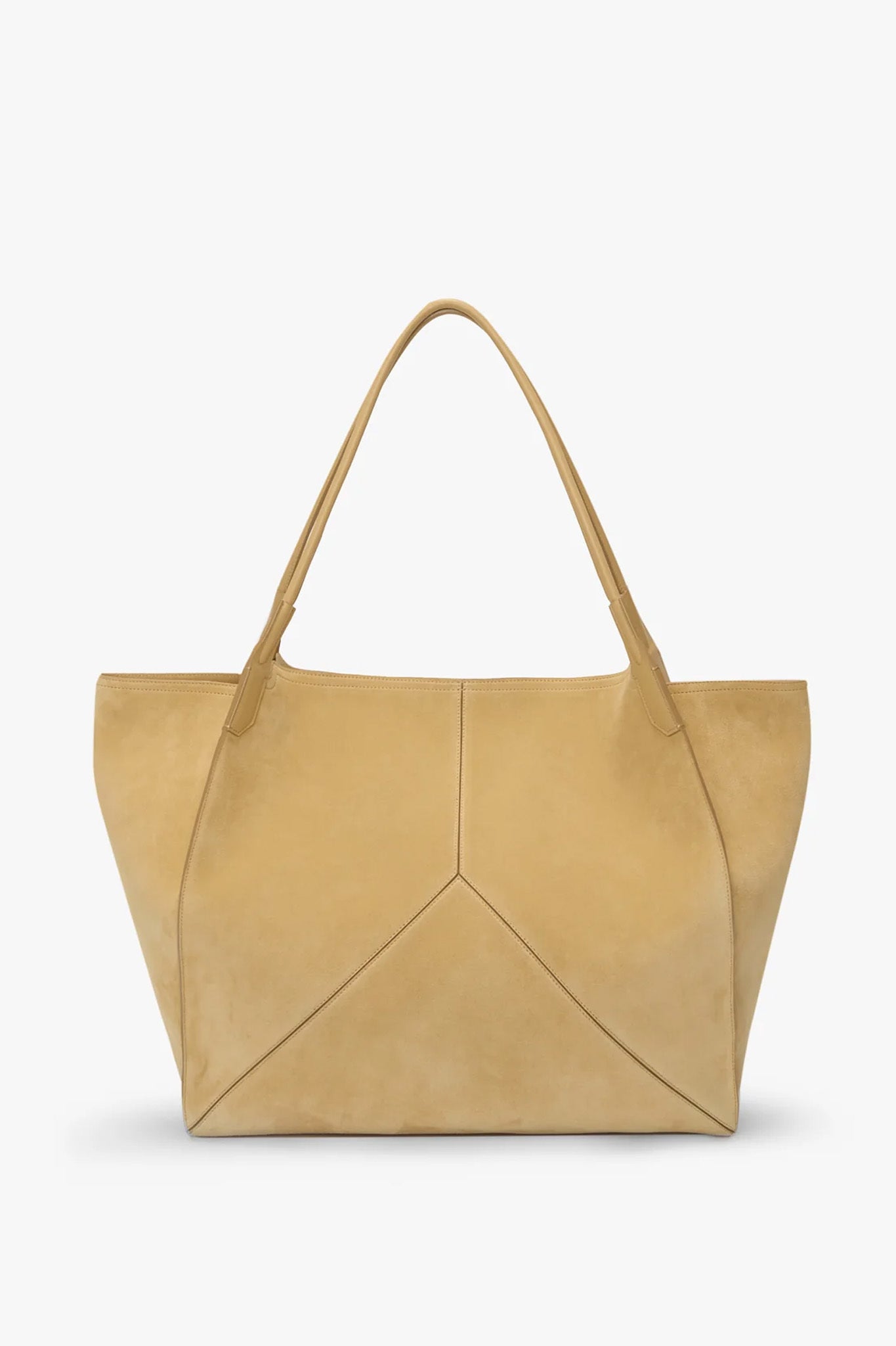 Victoria Travel Tote Bag In Sand Suede