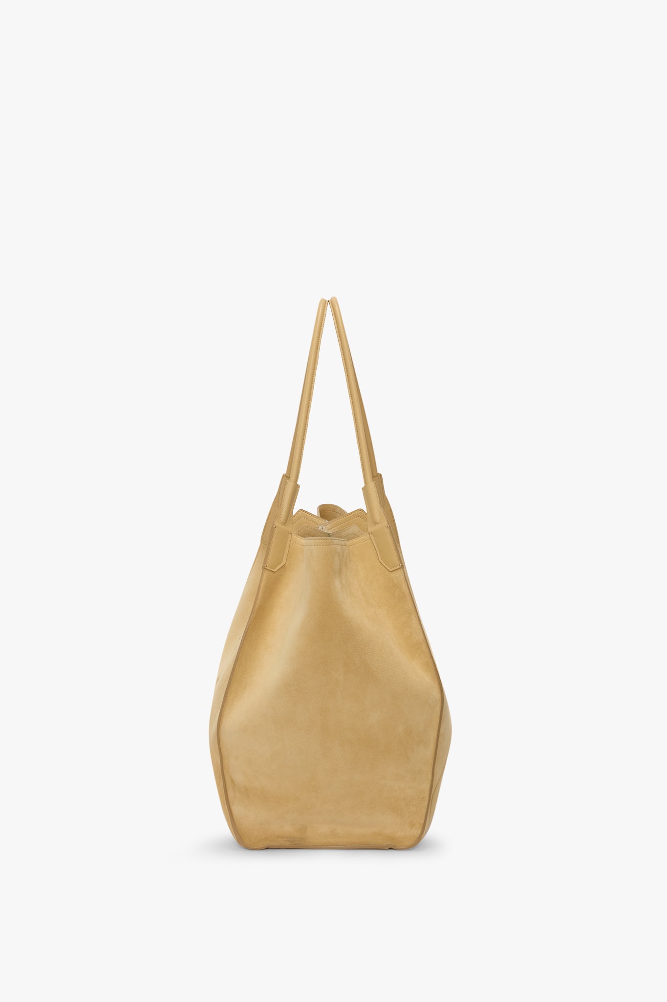 Victoria Travel Tote Bag In Sand Suede