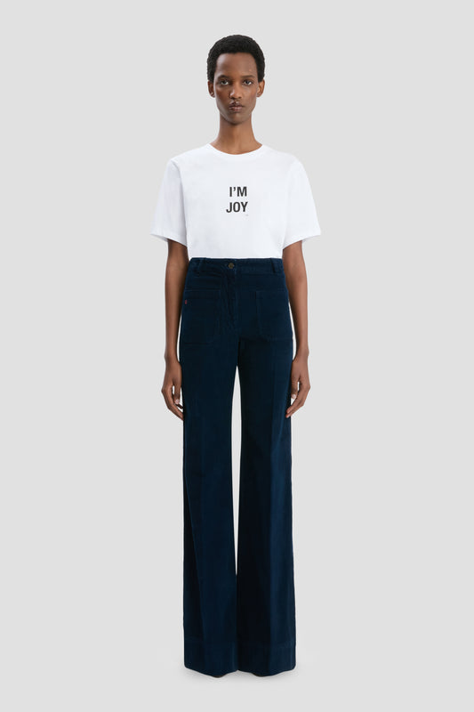 Alina Corduroy Jean In Indigo