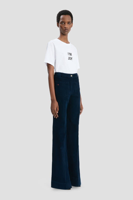 Alina Corduroy Jean In Indigo