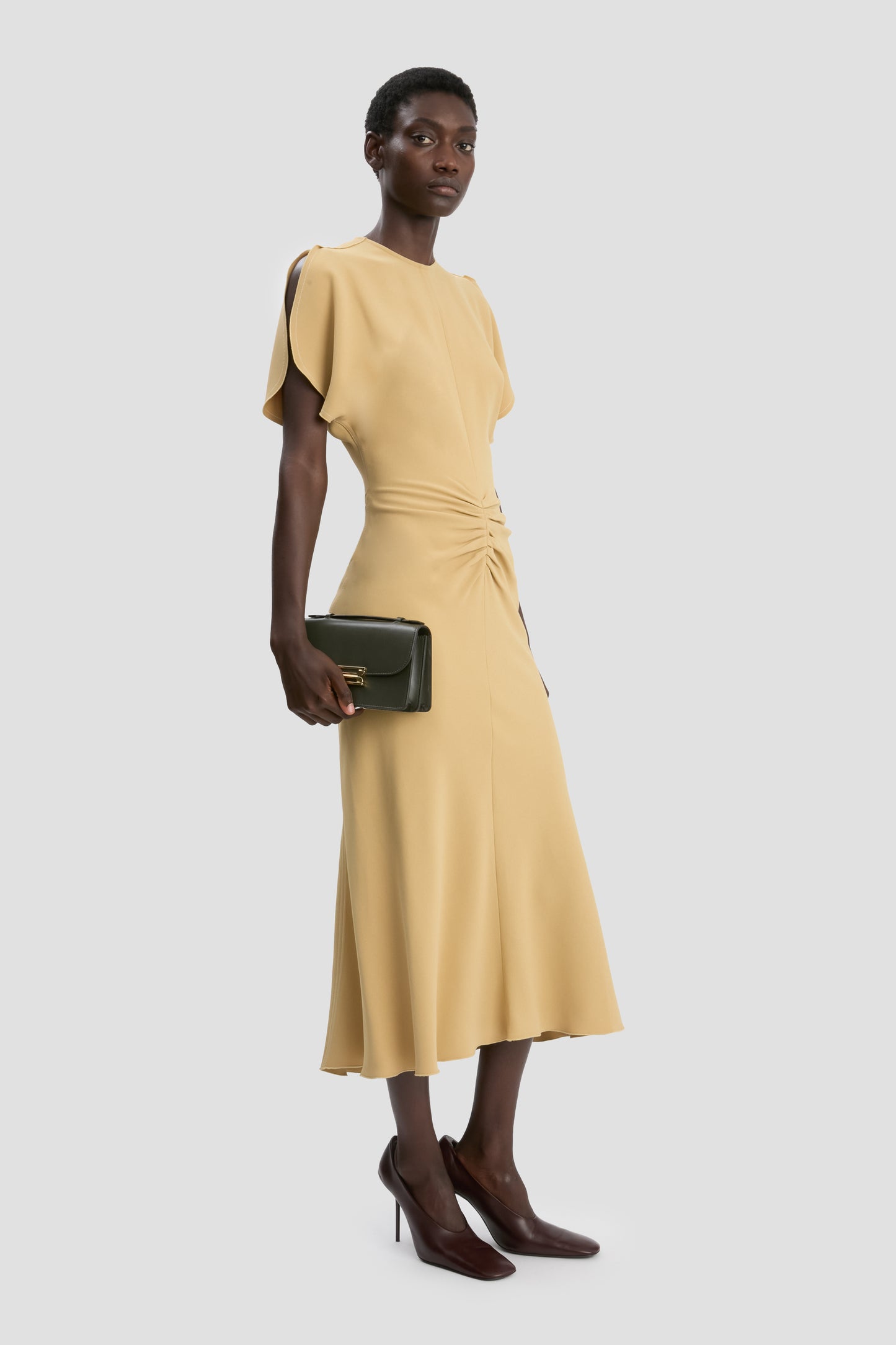 Small Dorian Bag In Dark Olive Leather