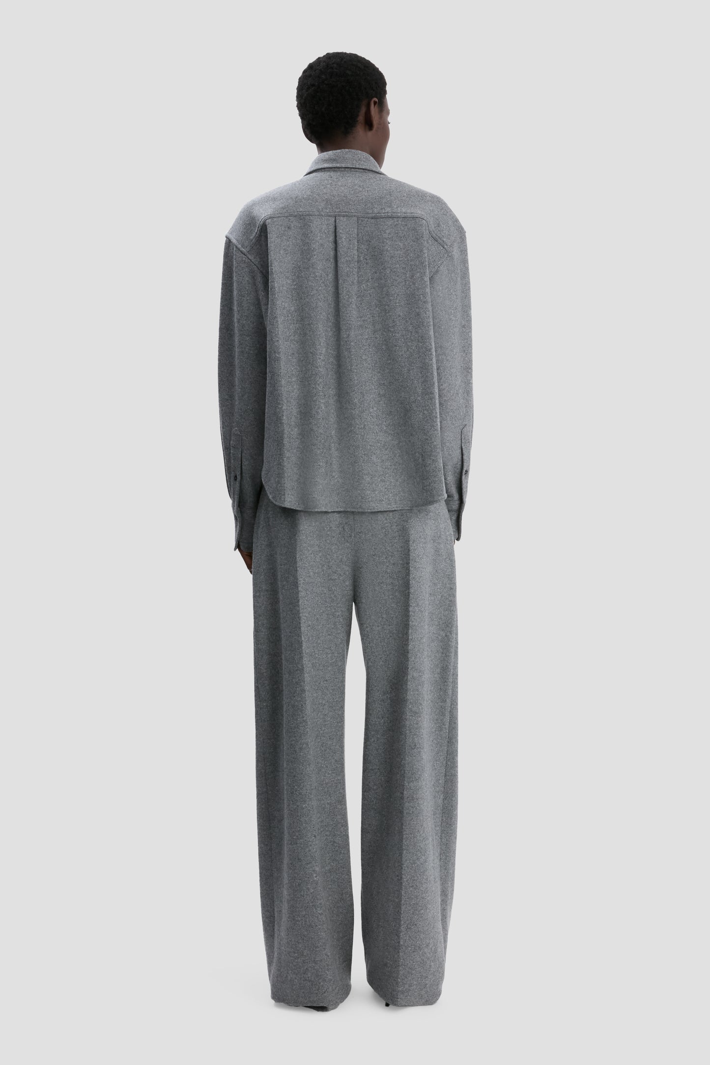 Pocket Shirt In Grey Melange