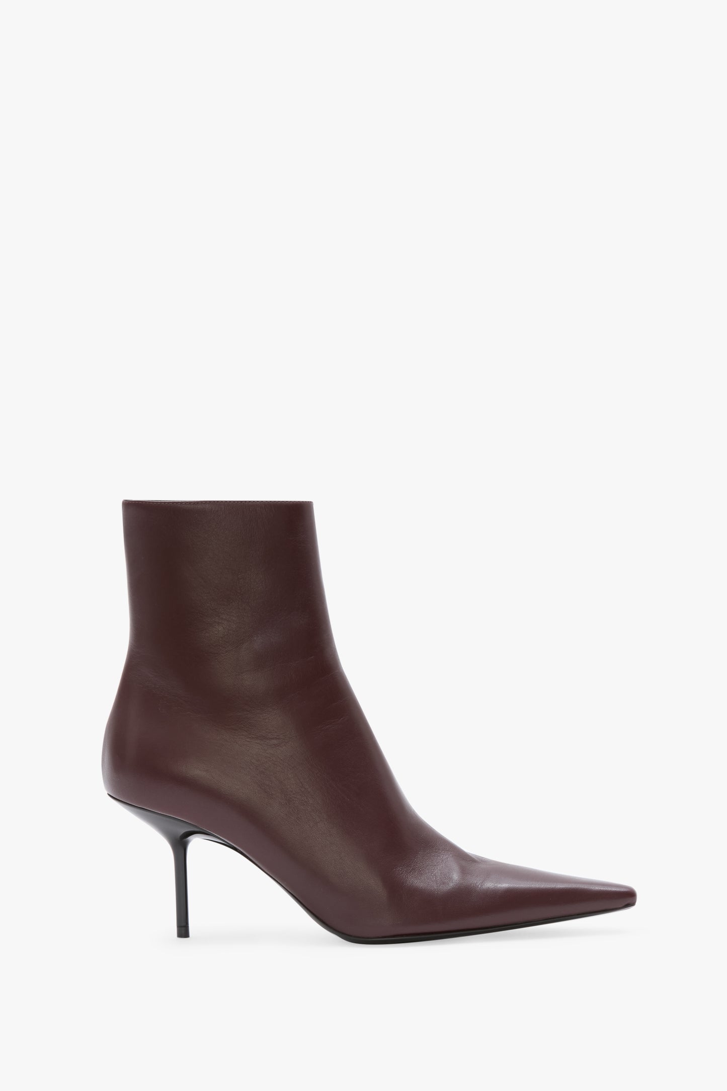 Sloan Stiletto Boot In Burgundy Leather