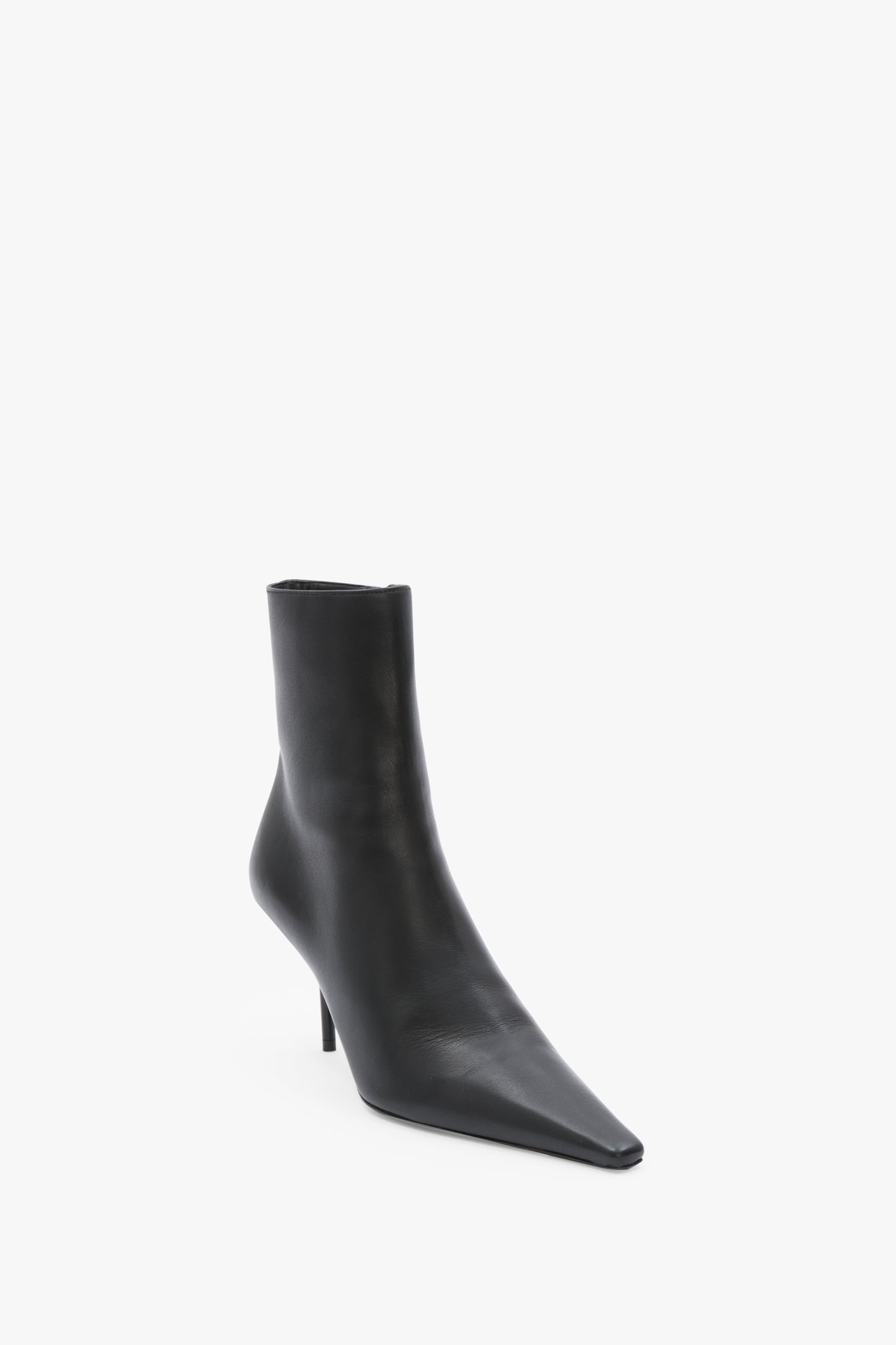 Sloan Stiletto Boot In Black Leather