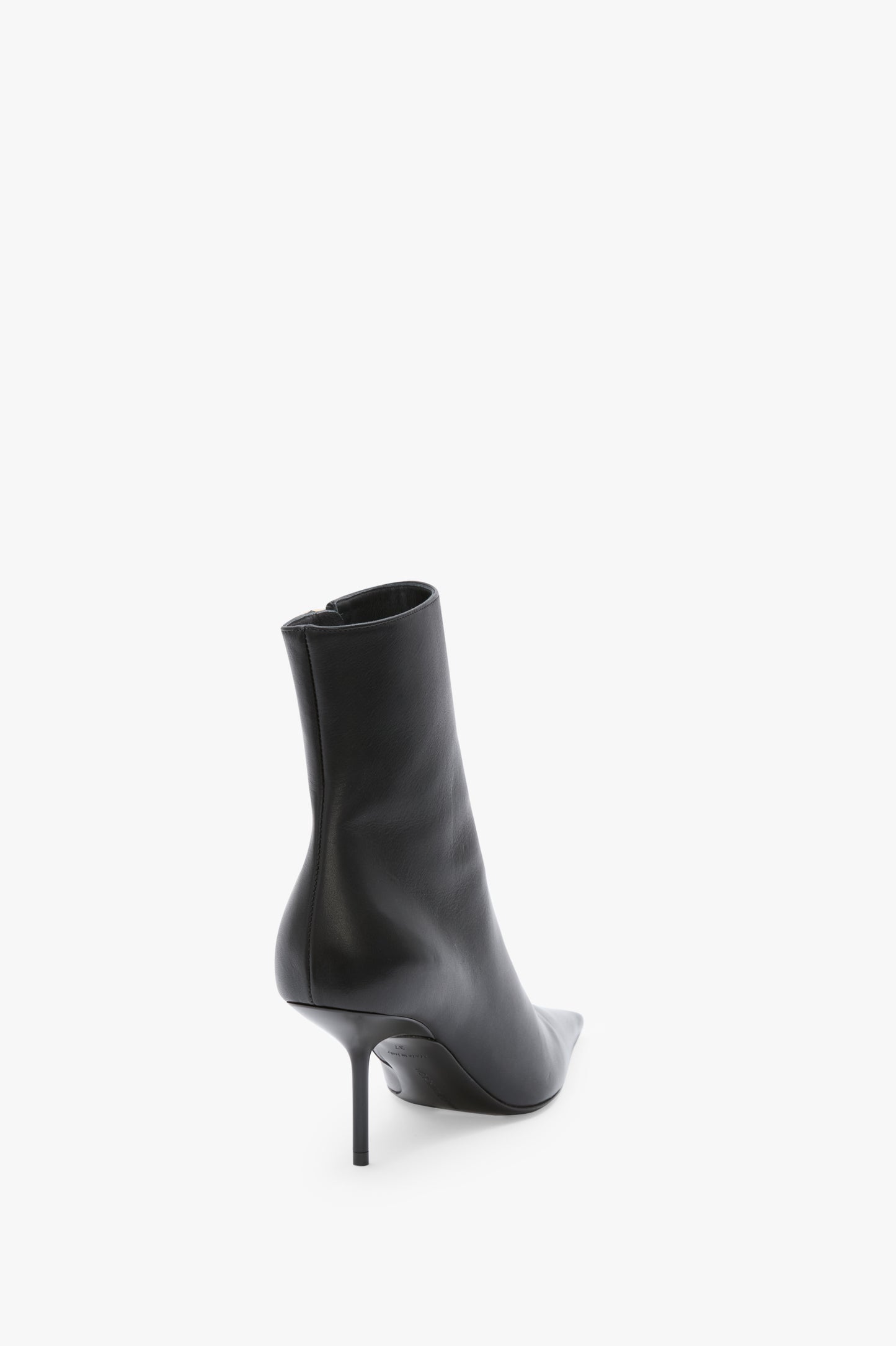 Sloan Stiletto Boot In Black Leather
