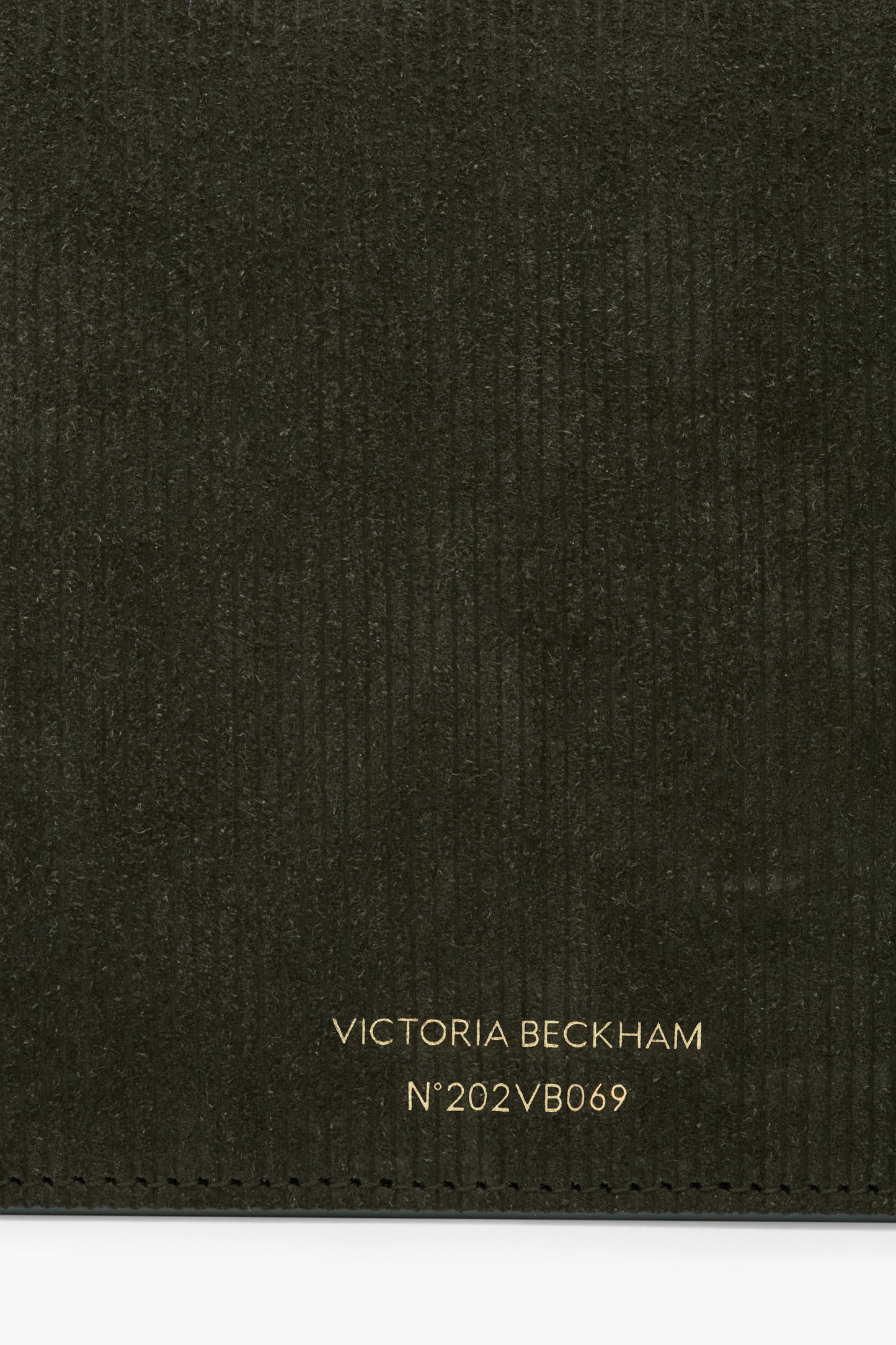 Mini Dorian Bag In Dark Olive Stripe Embossed Suede