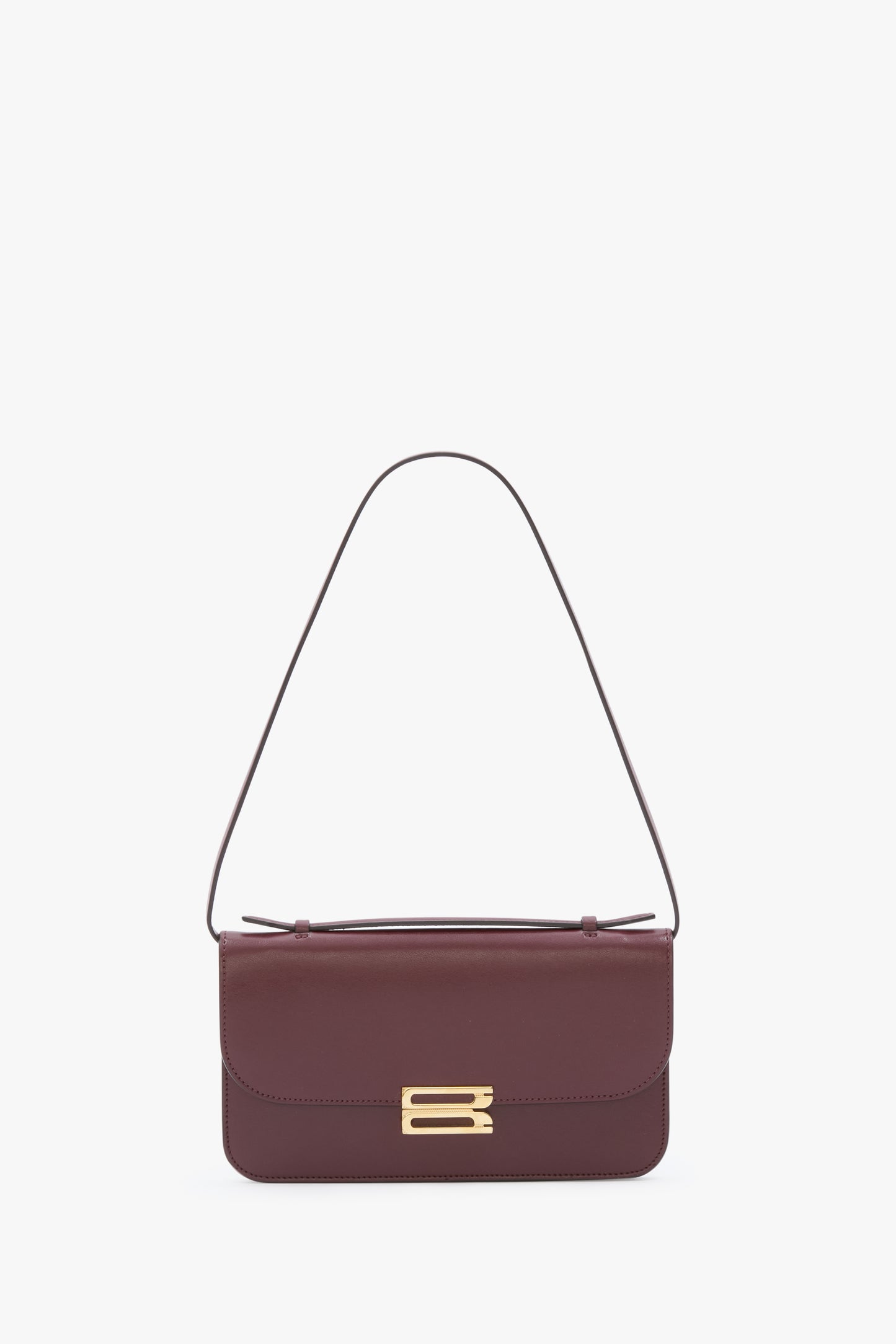 Dorian Pochette In Burgundy Leather