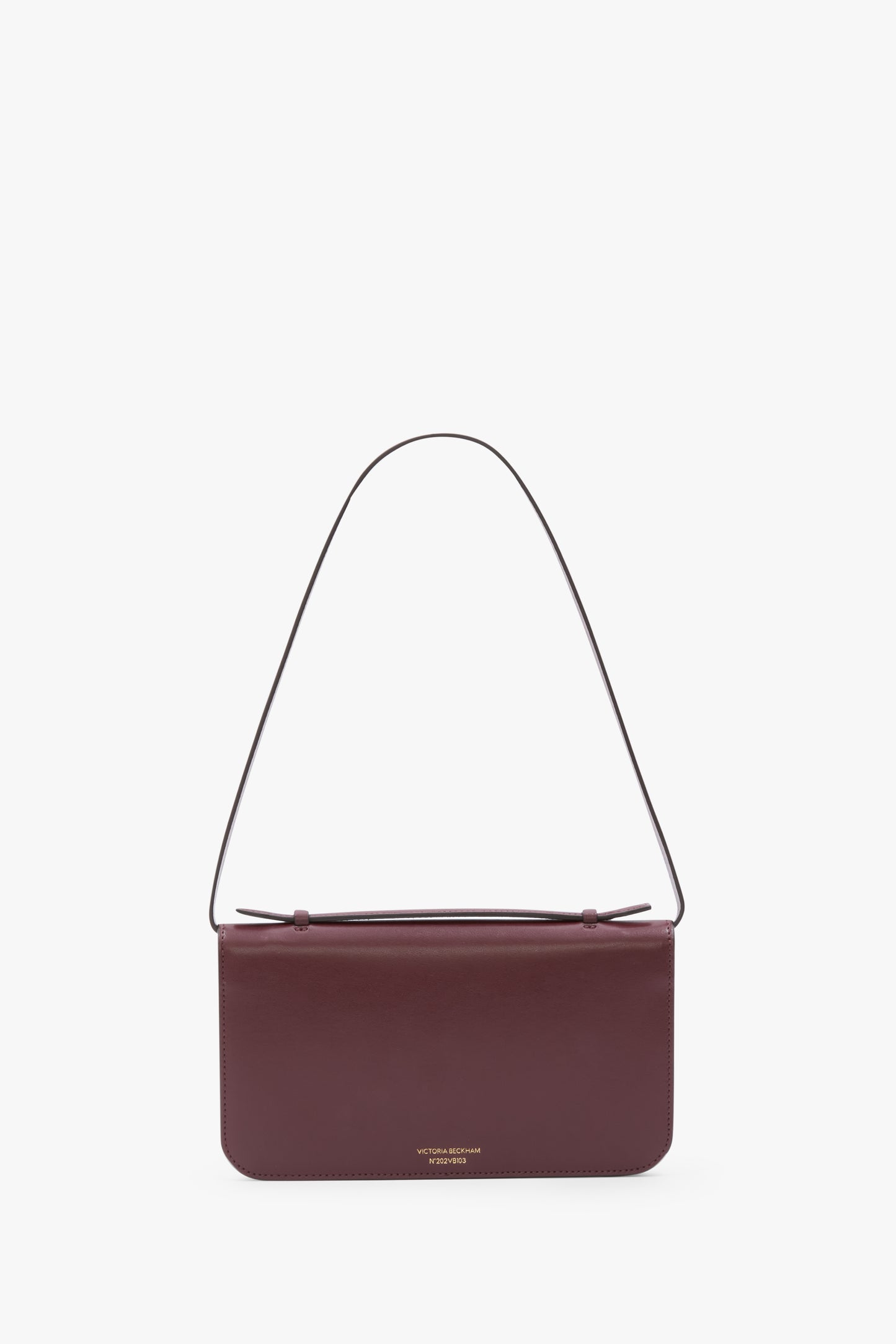 Dorian Pochette In Burgundy Leather