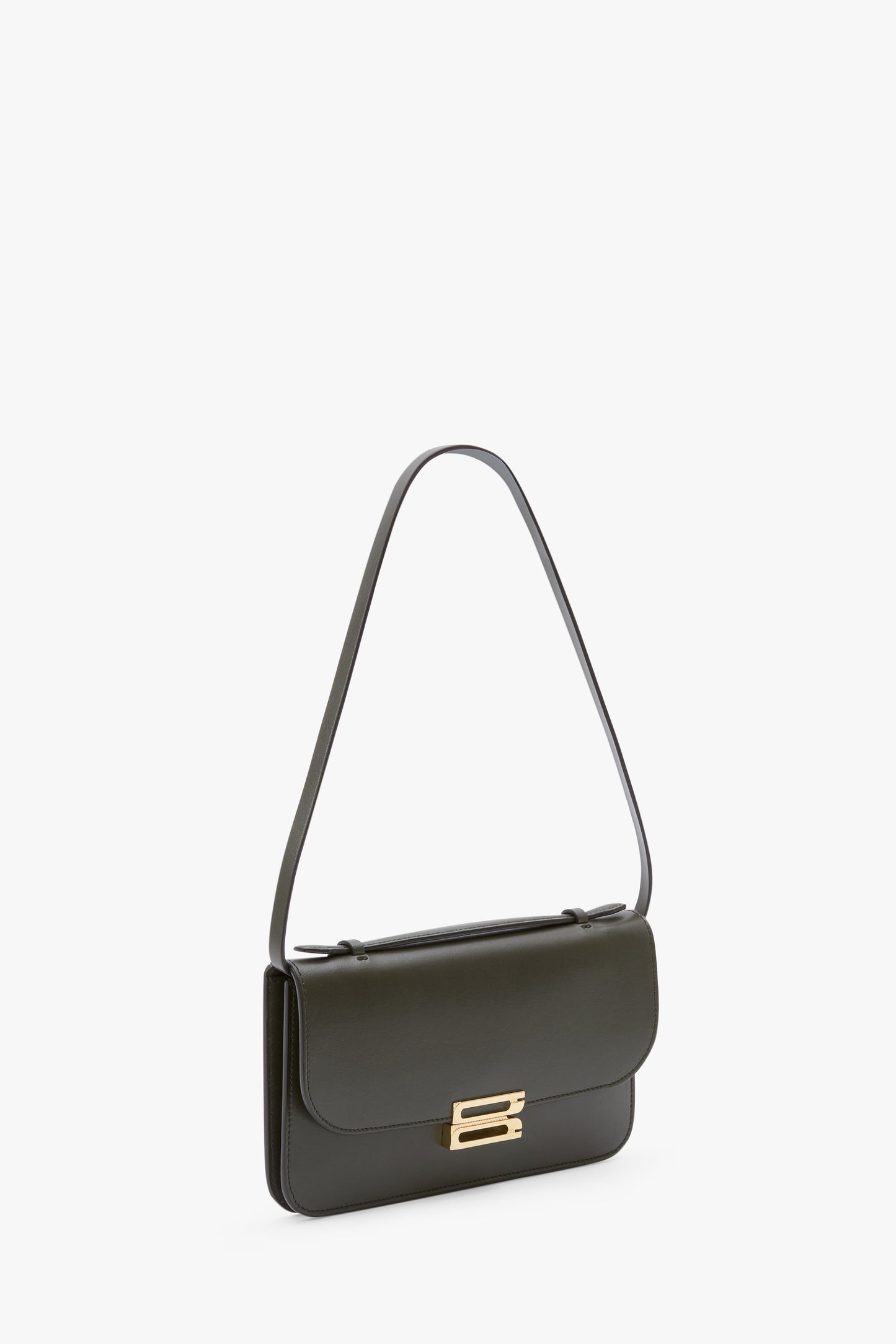 Dorian Pochette In Dark Olive Leather