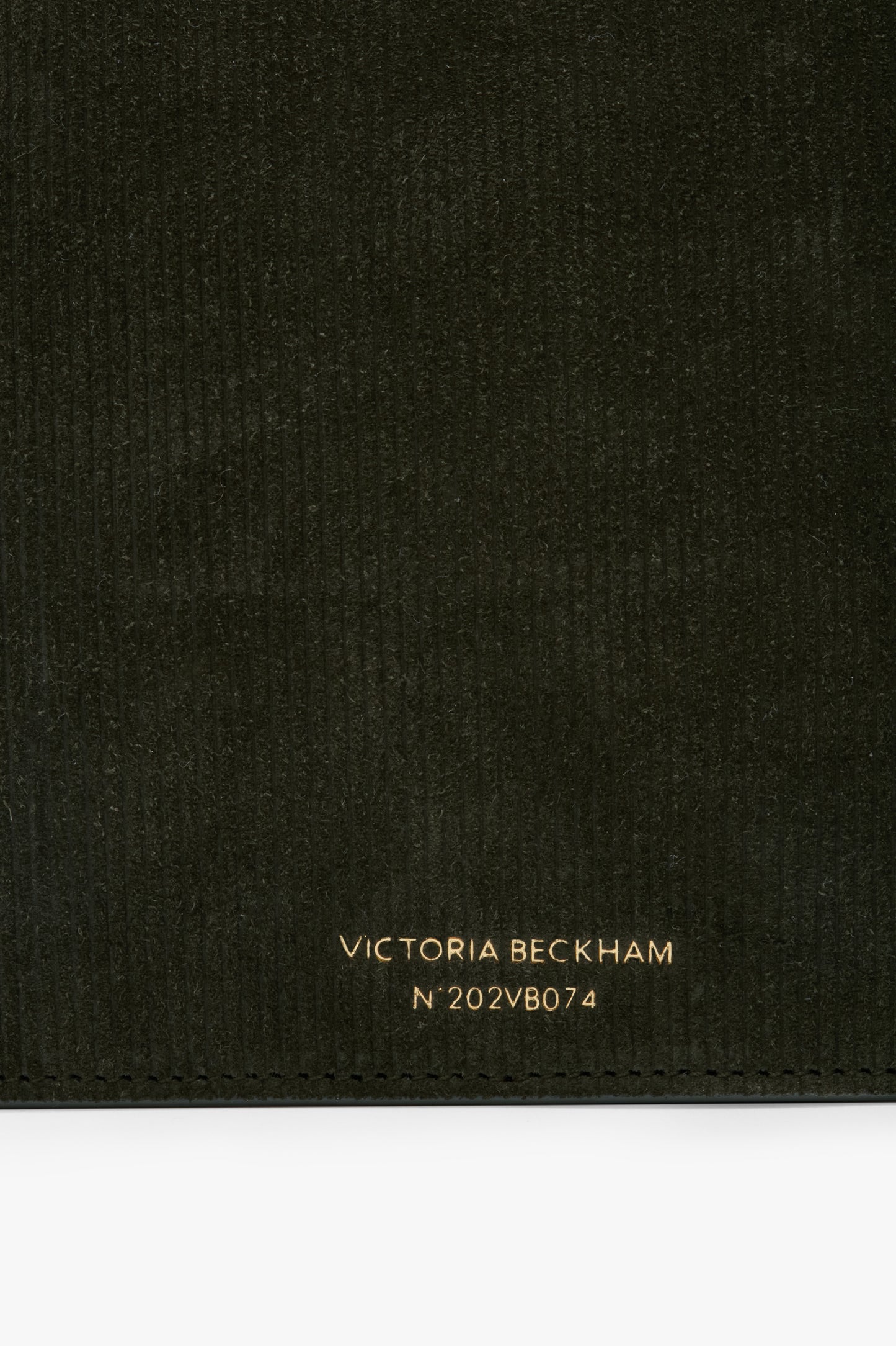 Dorian Bag In Embossed Dark Olive Suede