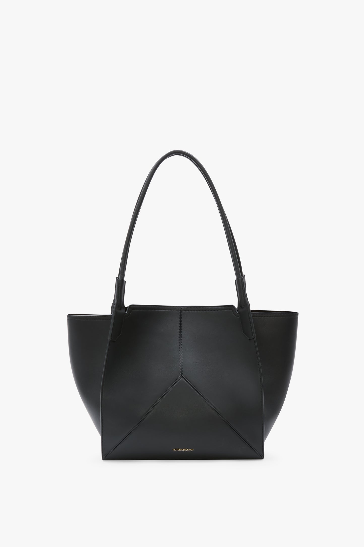 Victoria Tote Bag In Black Soft Leather