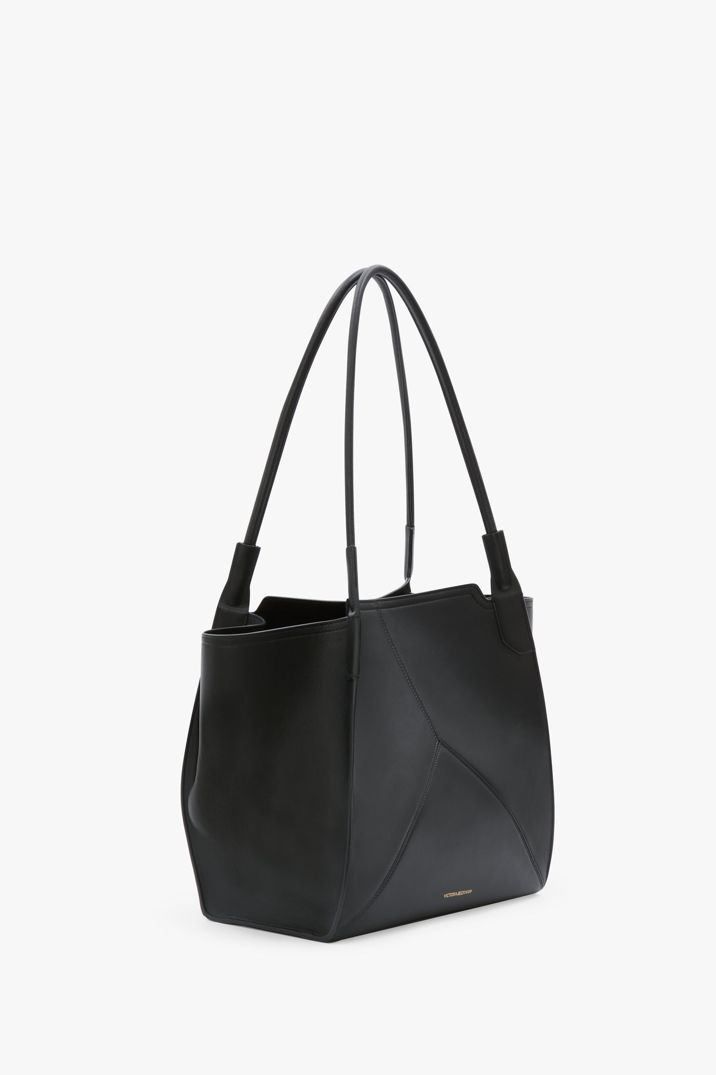 Victoria Tote Bag In Black Soft Leather