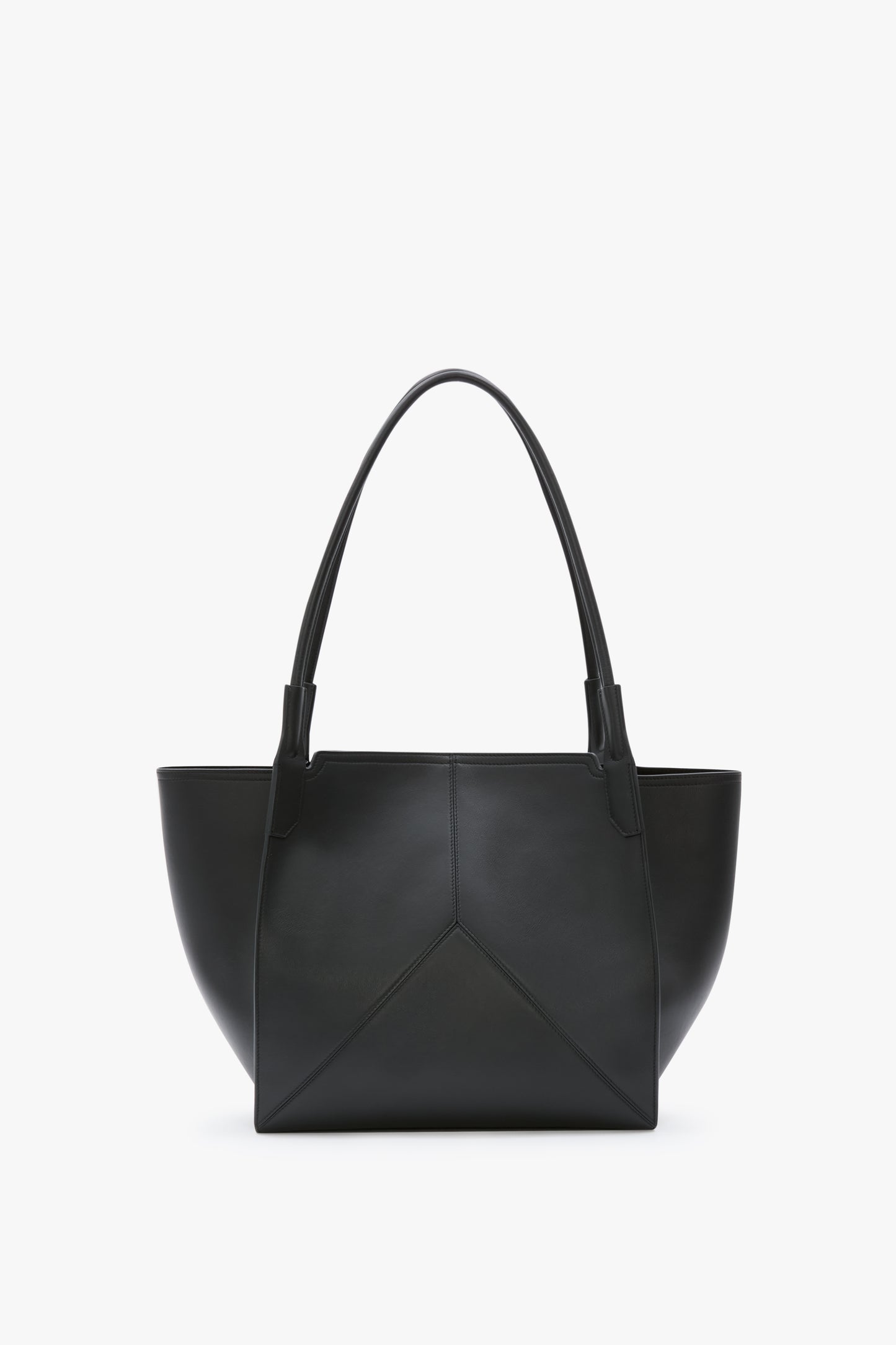 Victoria Tote Bag In Black Soft Leather