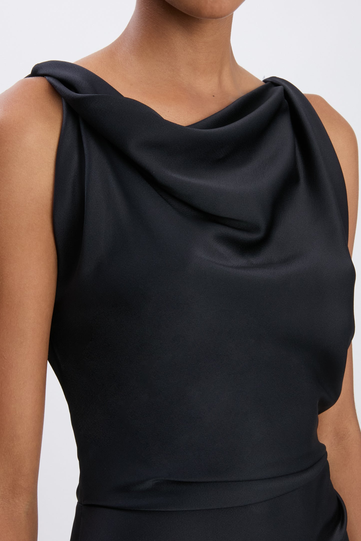 Posy Midi Dress In Navy