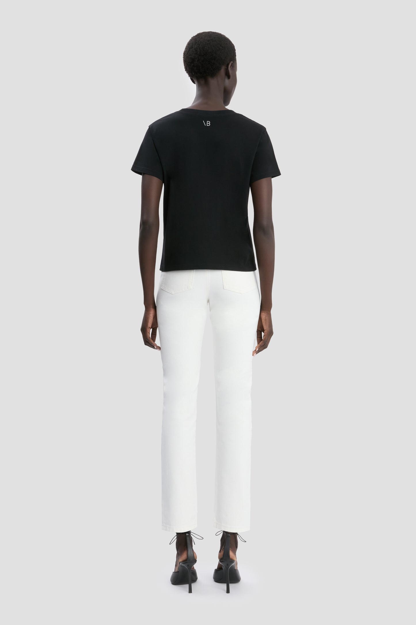 Shrunken Fit T-Shirt In Black