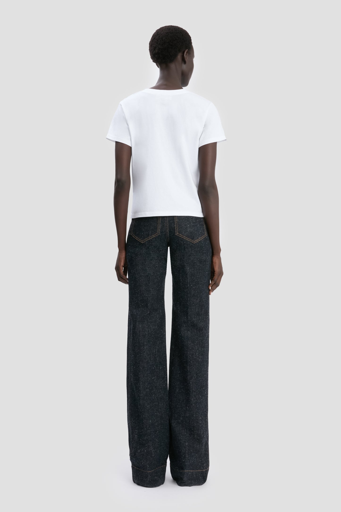 Shrunken Fit T-Shirt In White