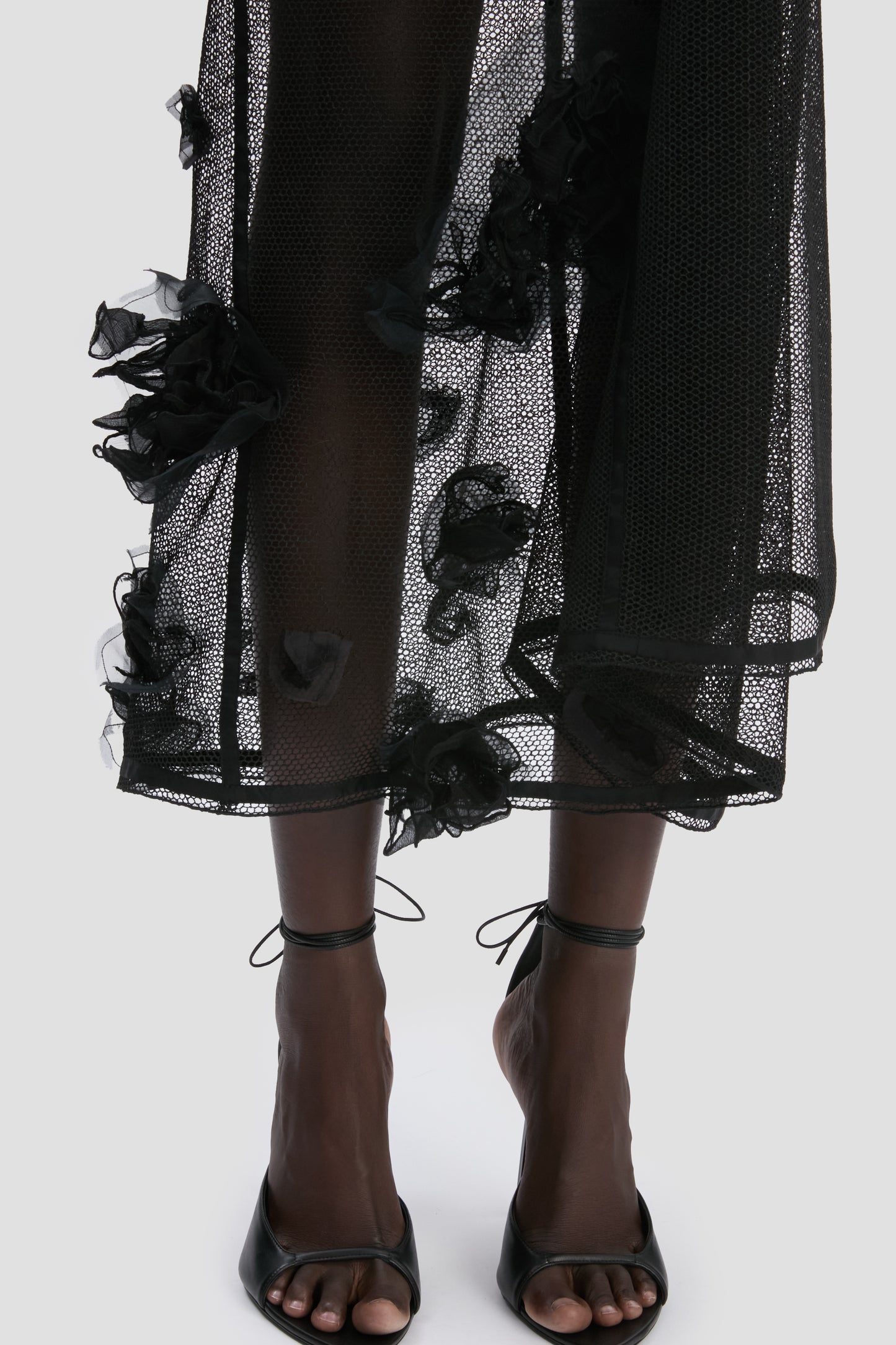 Basque Midi Skirt In Black