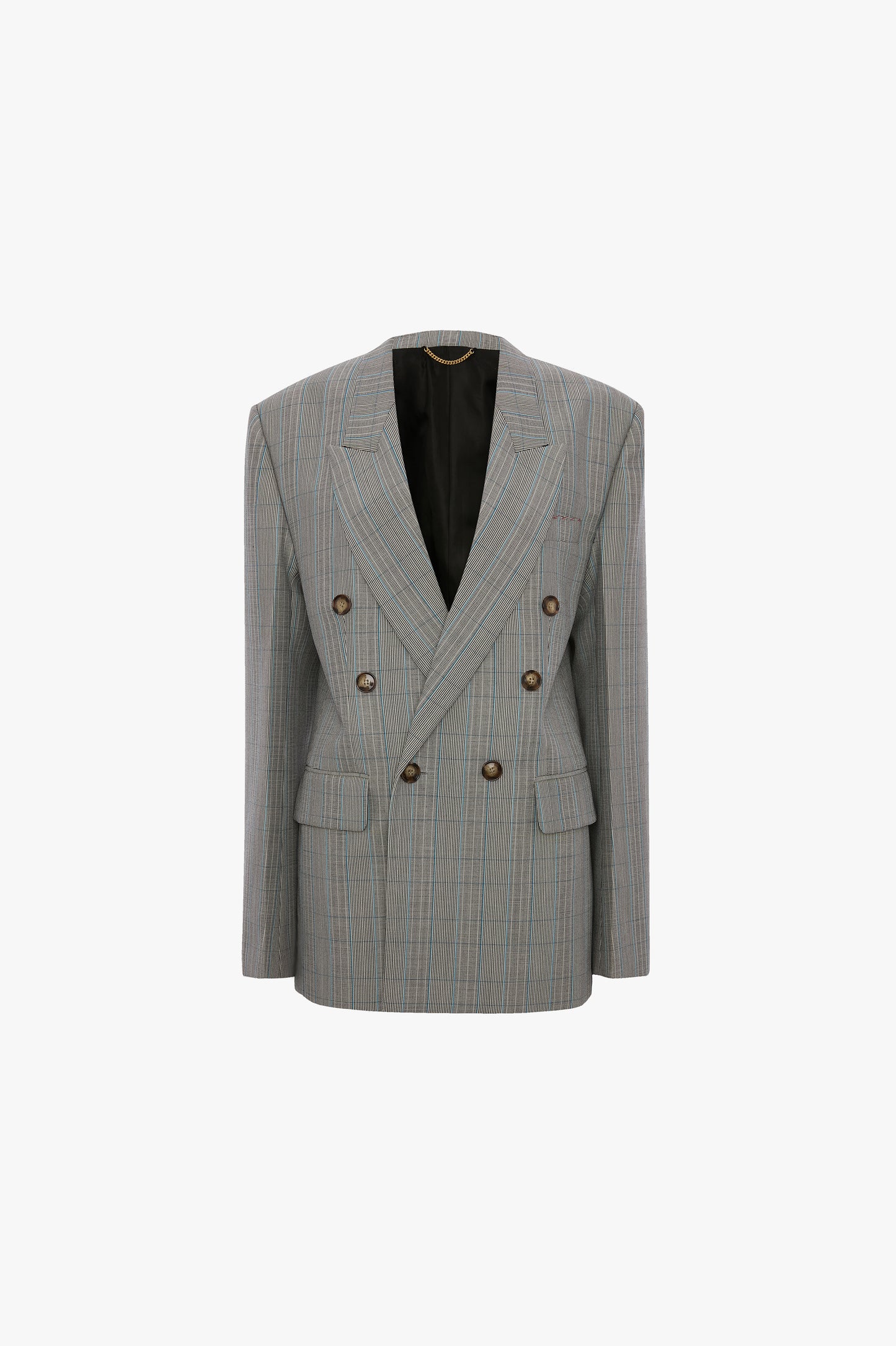 Tailored Jacket In Blue-Grey Check