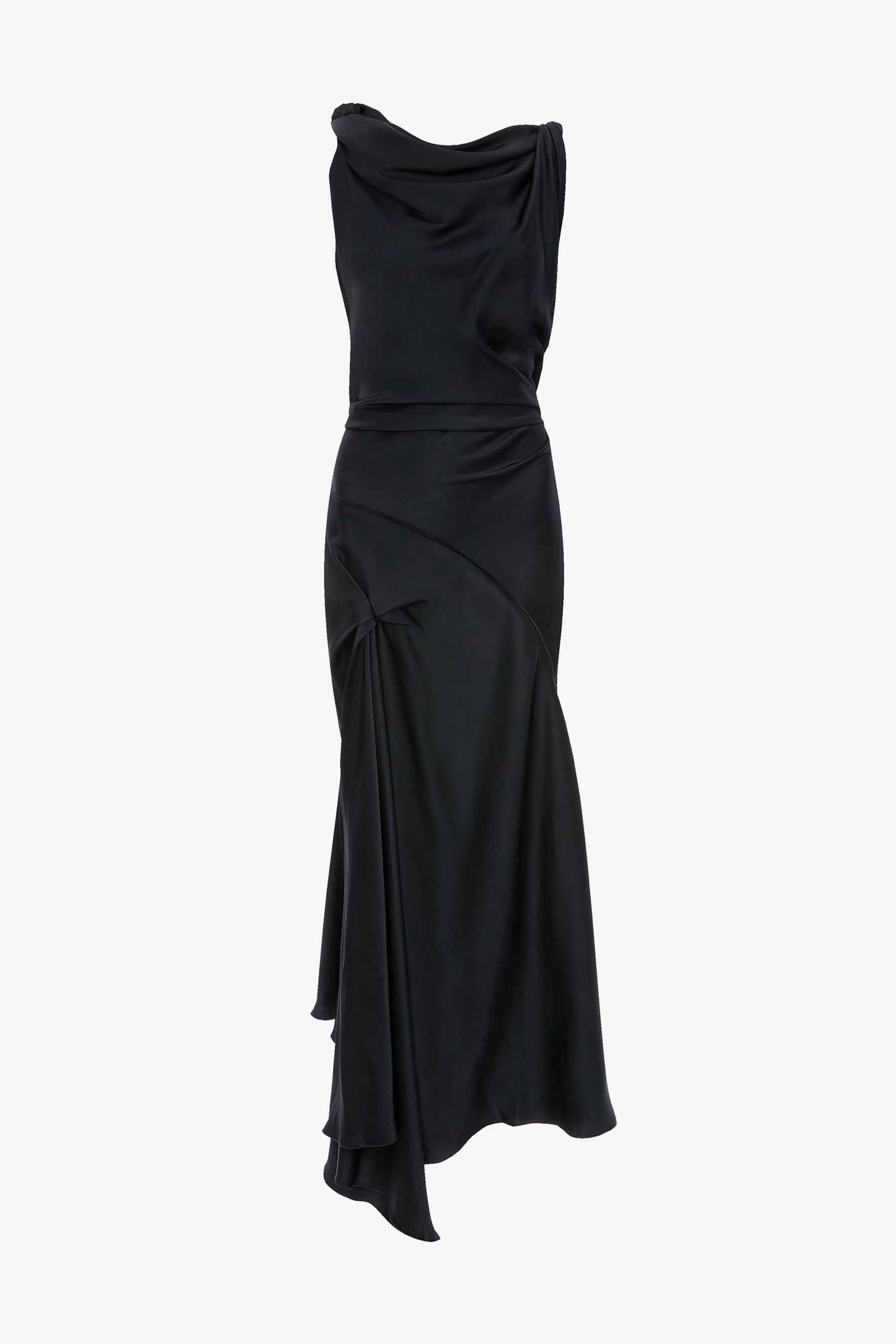 Posy Midi Dress In Navy