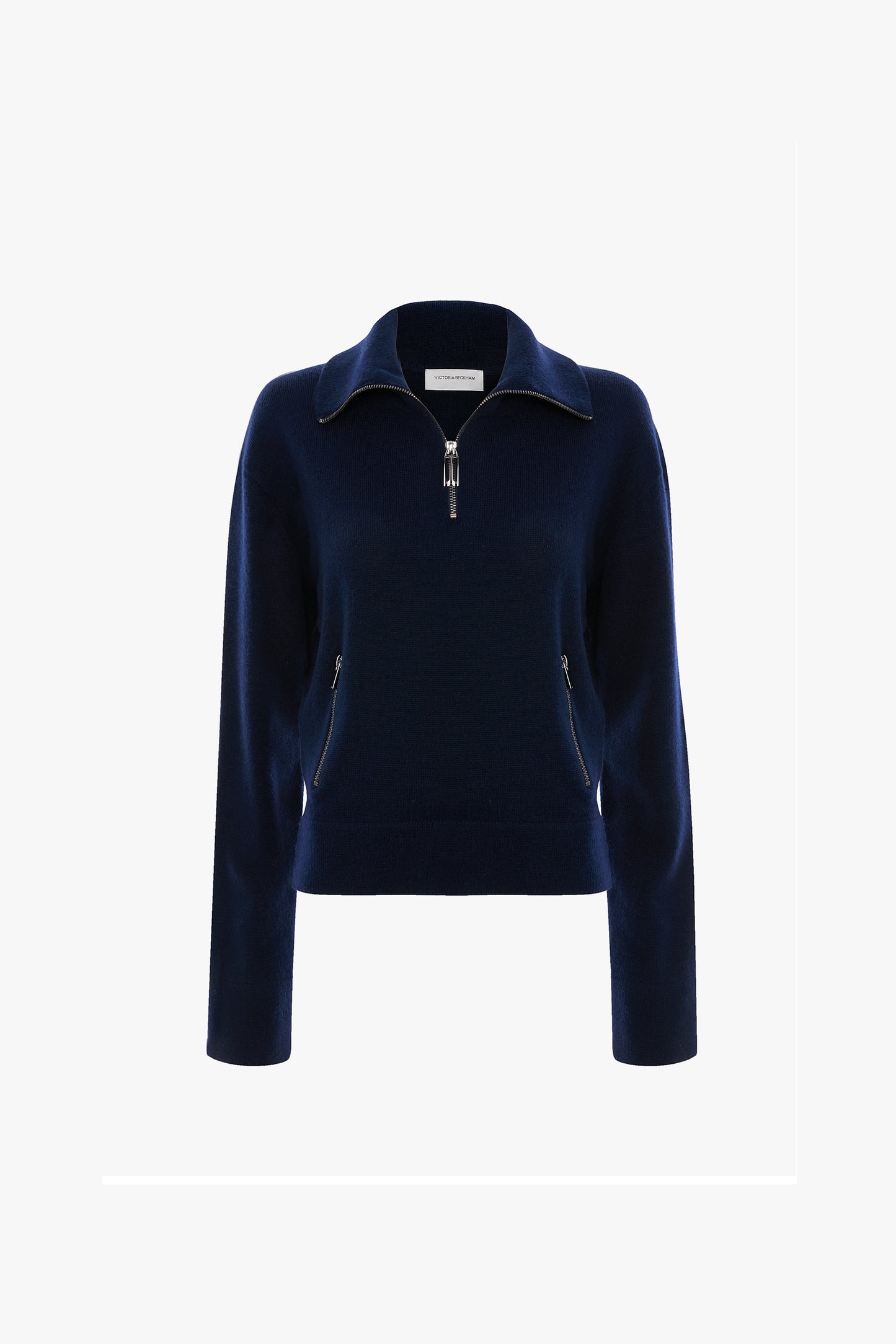 Half-Zip Milano Jumper In Navy