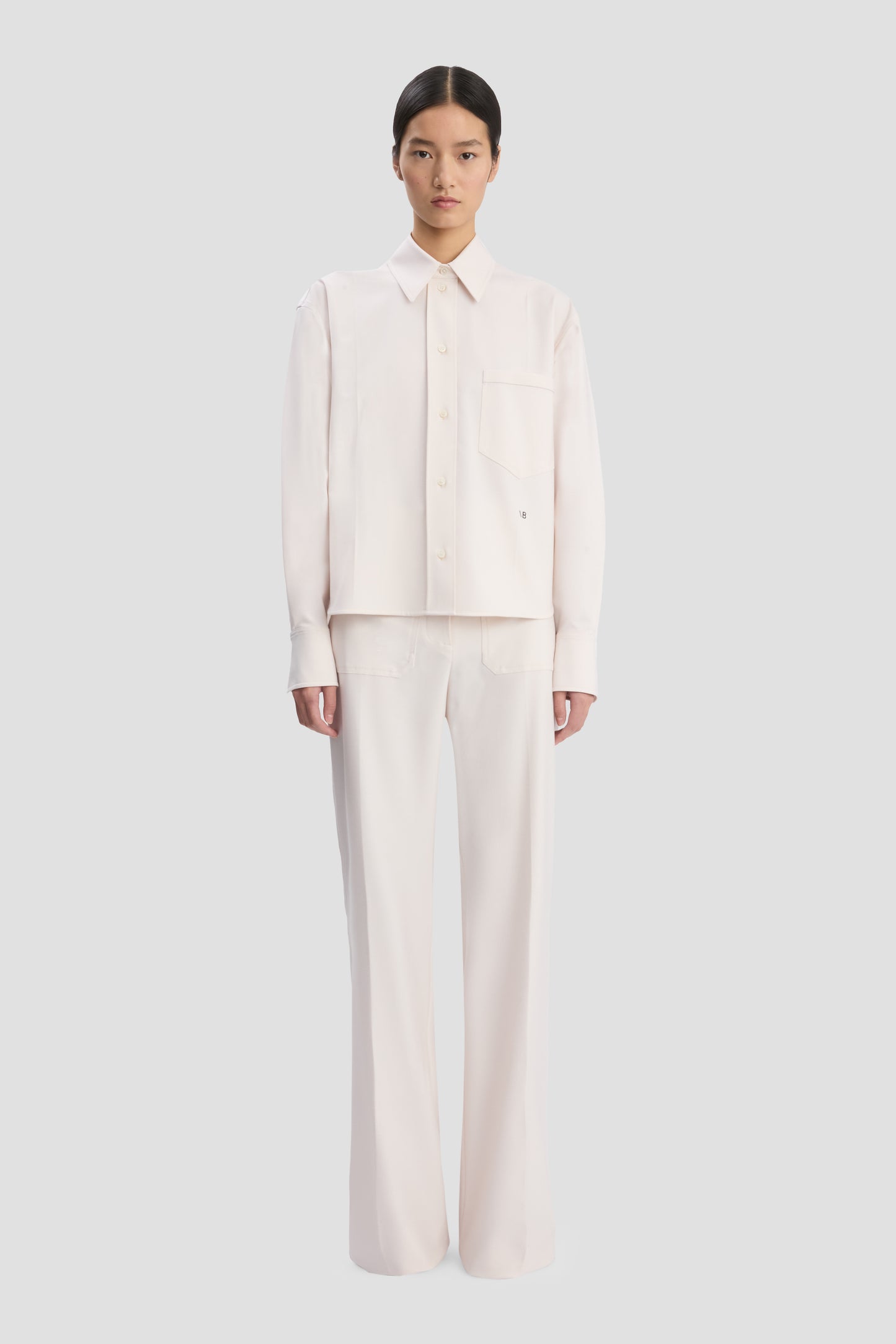 Long Sleeve Shirt In Bone