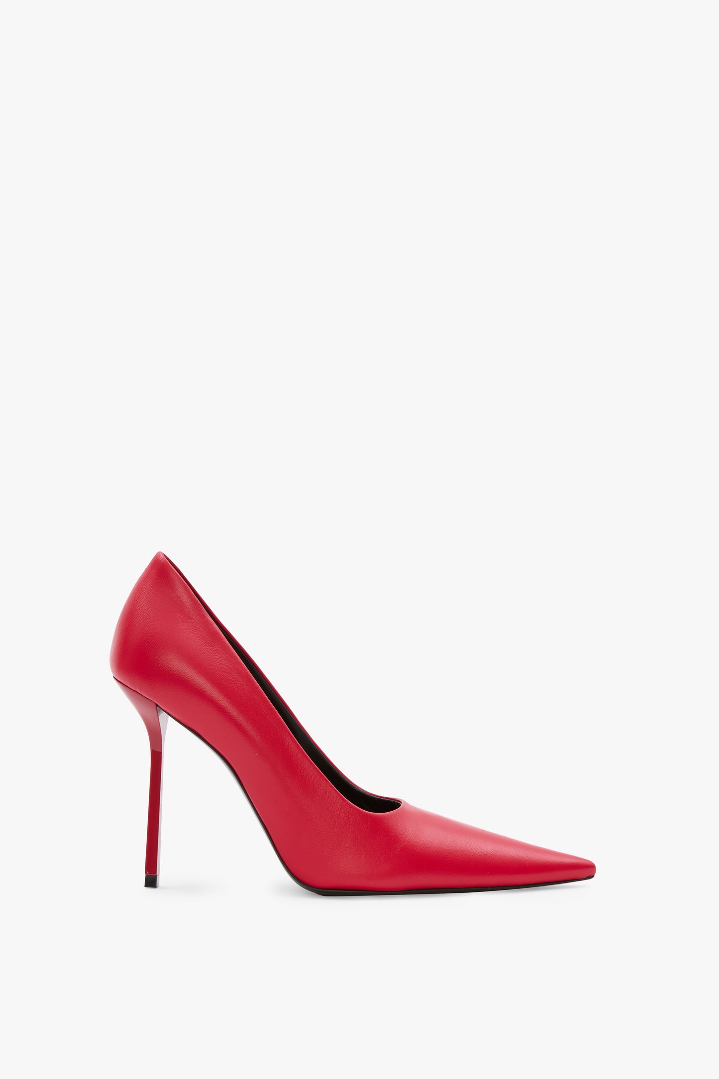 Victoria Stiletto Pump In Red Leather